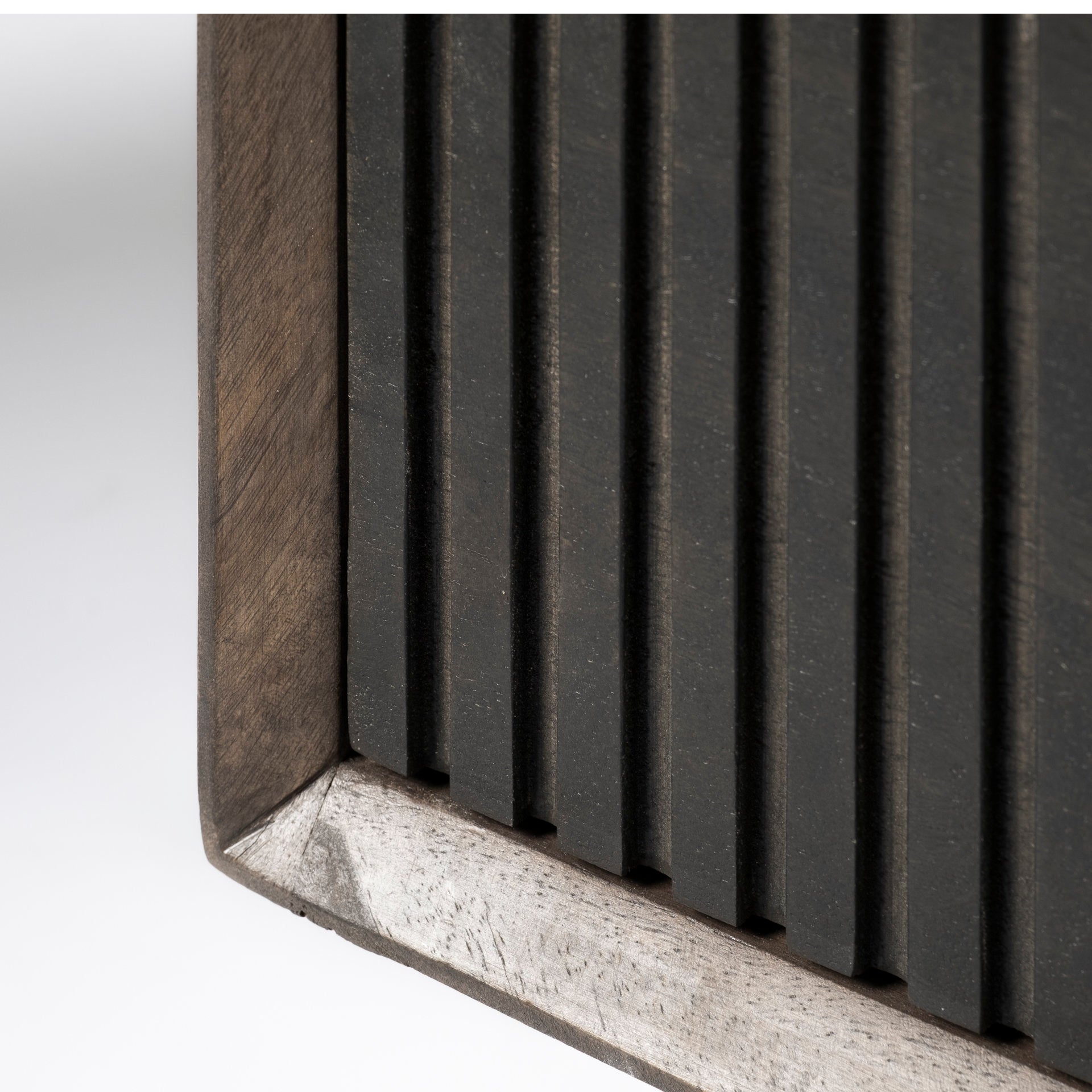 Grace 70Wx18.5Lx31.25H Two - Tone Brown Solid Wood 6 Drawer Sideboard - Central Designs