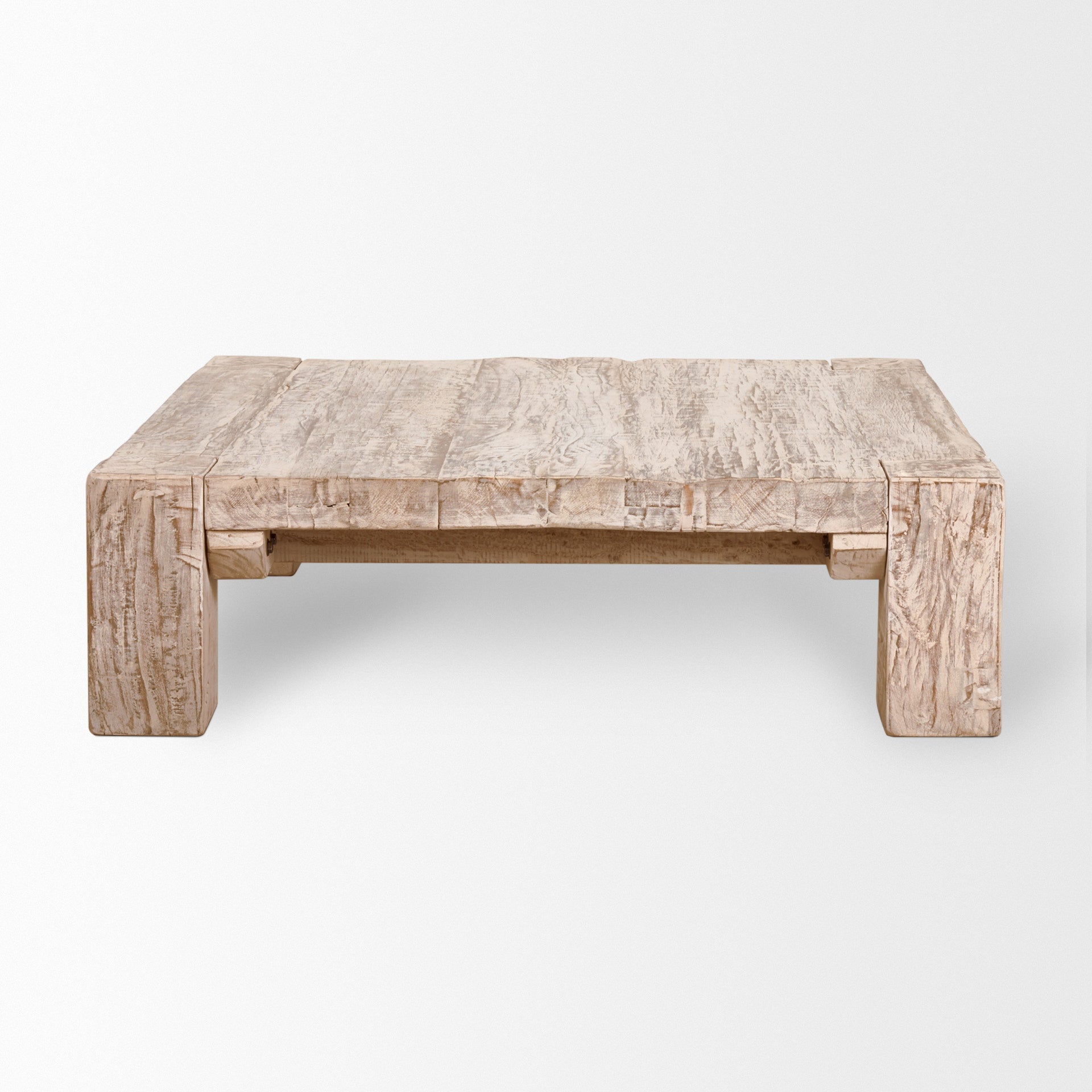 McArthur 48x48 Square Reclaimed Solid Wood Coffee Table - Central Designs