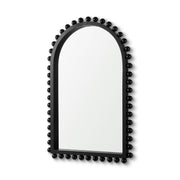 Leeds 23L x 35H Black Wood Arch Frame Mirror - Central Designs