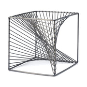 Rochon 8L x 8W Gray Metal Decorative Cube