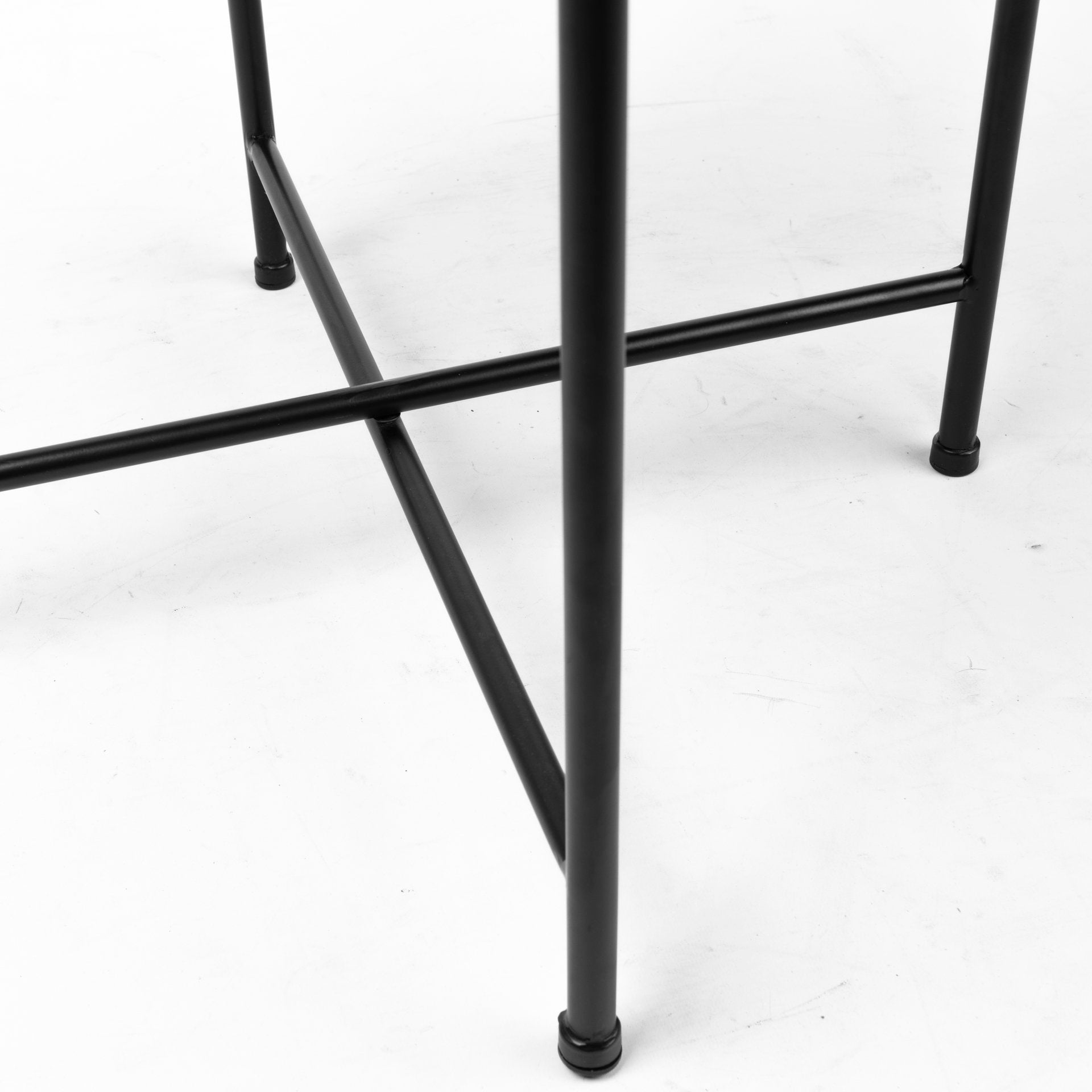Samantha (Small) Black Mirror Top Accent Table - Central Designs