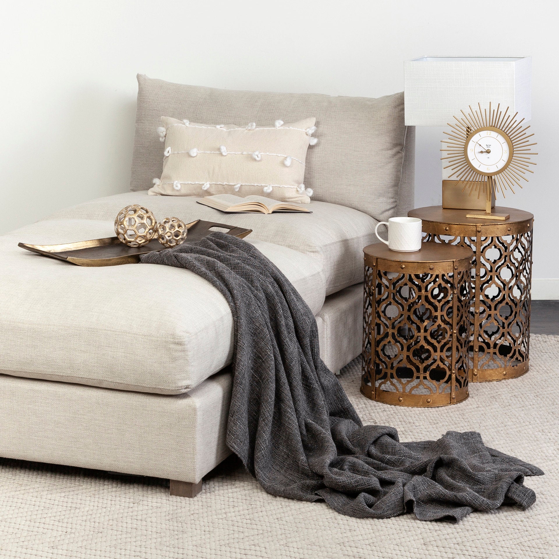 Drey 24L x 10W Gold Rectangular Tray