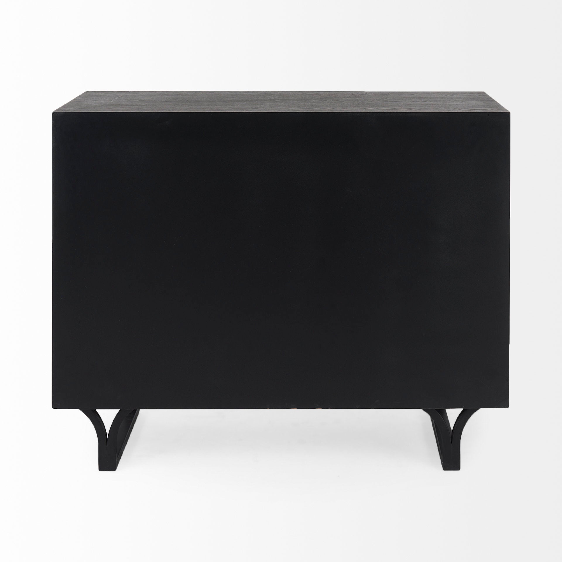 Giselle I 40L x 16W Dark Brown Fir Veneer 3 Drawer Accent Cabinet - Central Designs