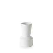 Laforge 9.4H Small White Ceramic Vase - Central Designs