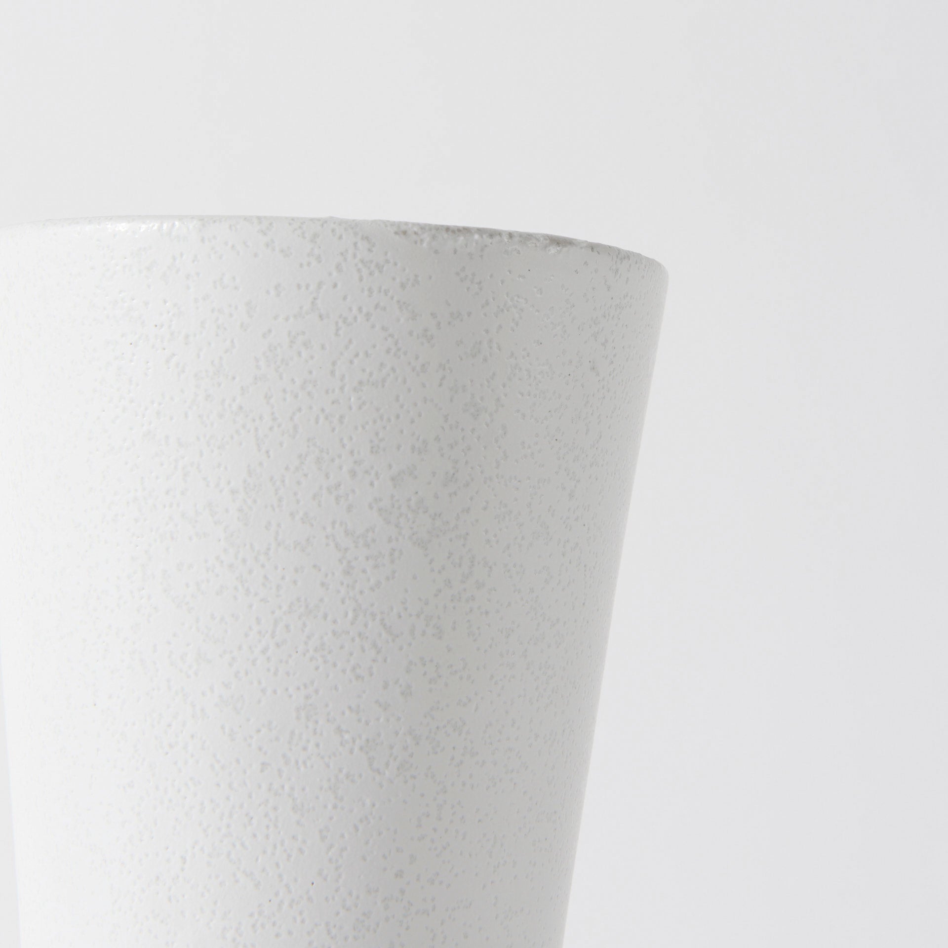 Laforge 9.4H Small White Ceramic Vase - Central Designs