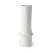 Laforge 17.3H White Ceramic Vase - Central Designs