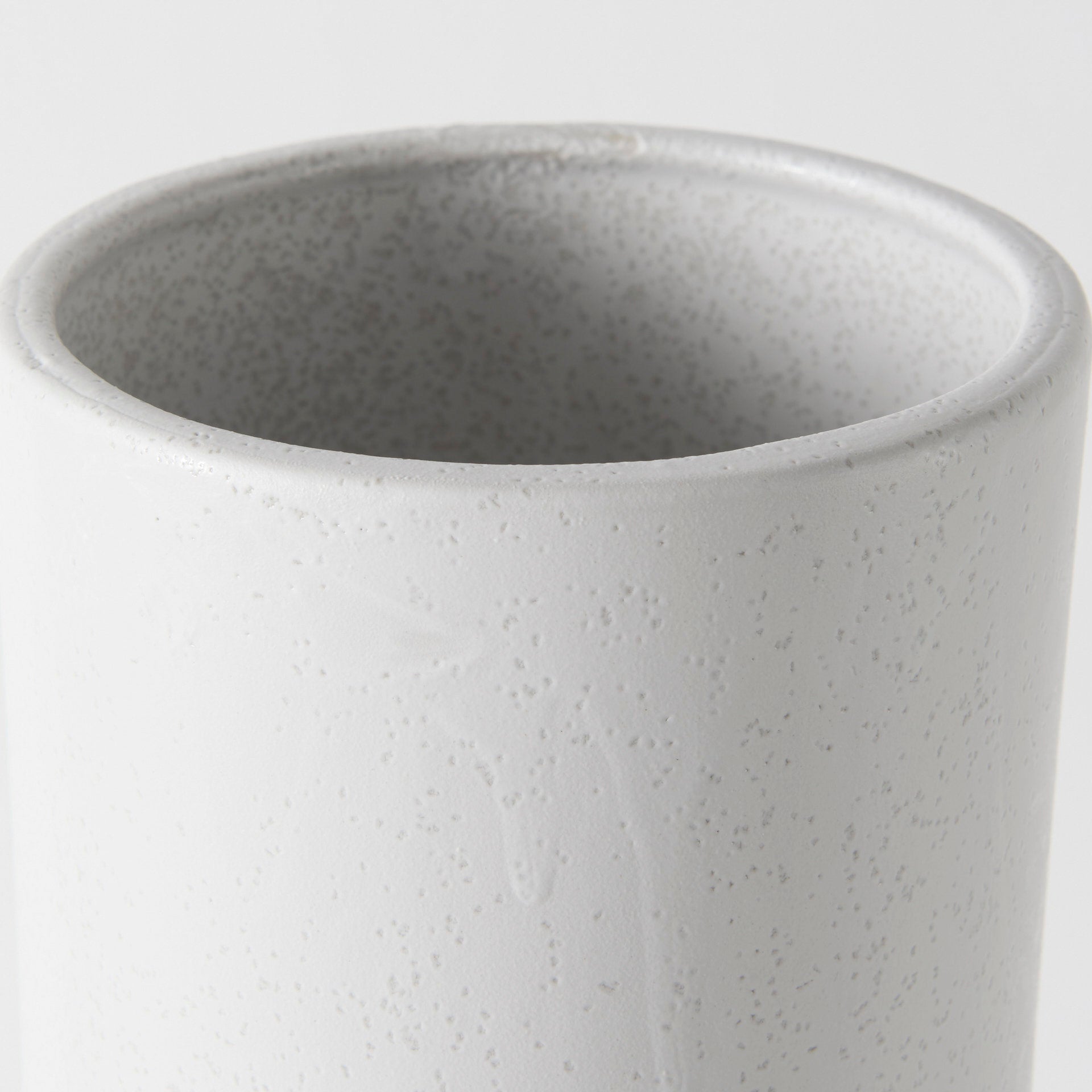 Laforge 17.3H White Ceramic Vase - Central Designs