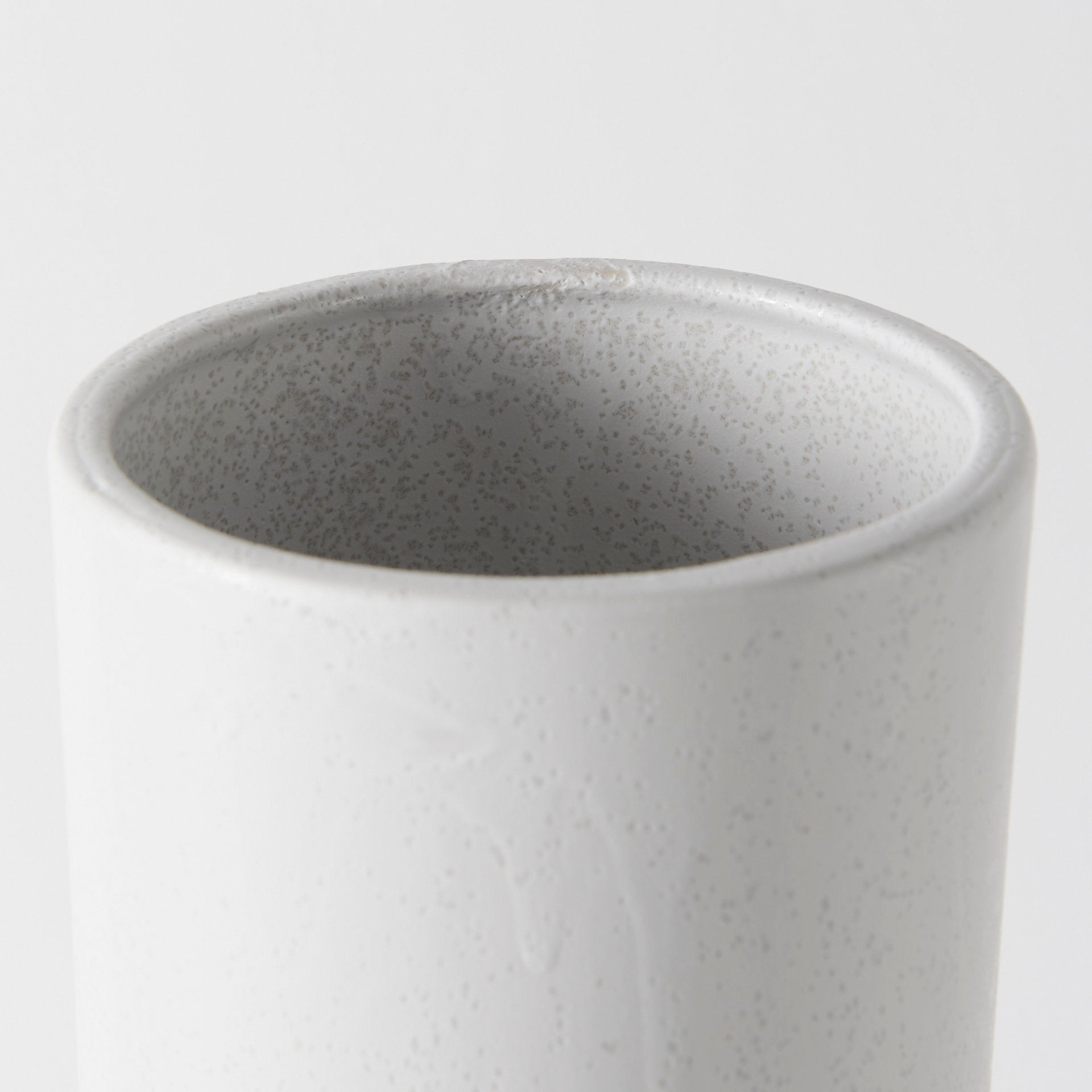 Laforge 17.3H White Ceramic Vase - Central Designs