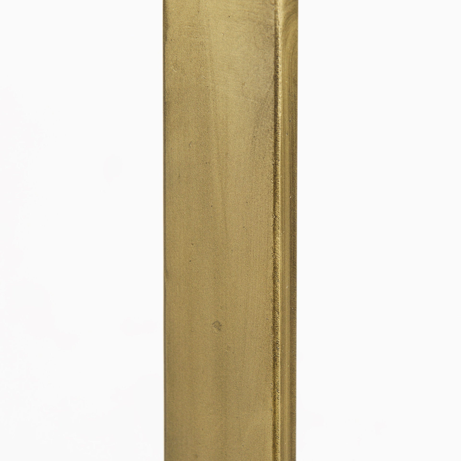 Faye 50L x 15W x 30H Beige Finished Wood W/Gold Metal Base Console Table - Central Designs