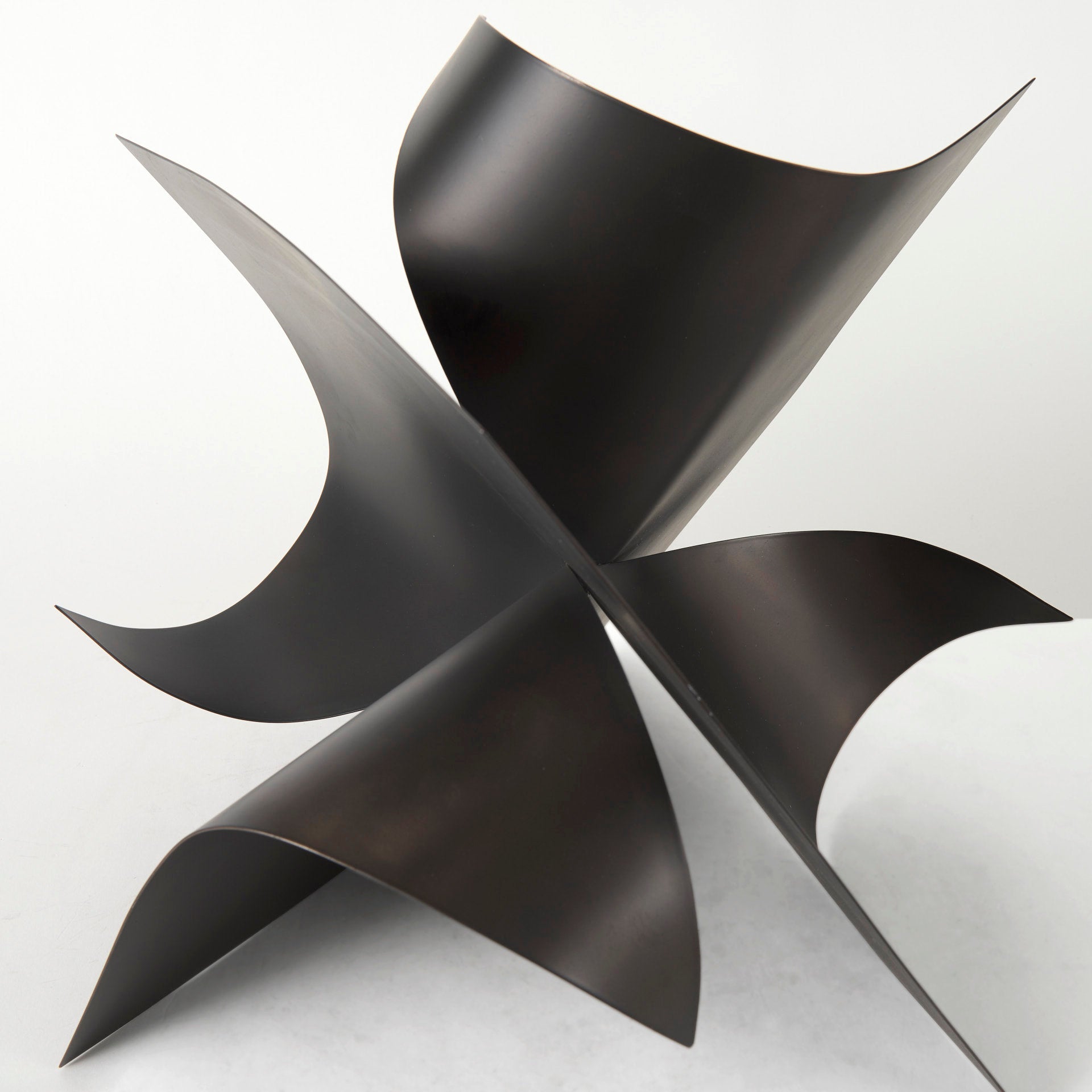 Francesca 18.1L x 18.1W x 18.1H Black Metal Sculptural Decorative Object - Central Designs
