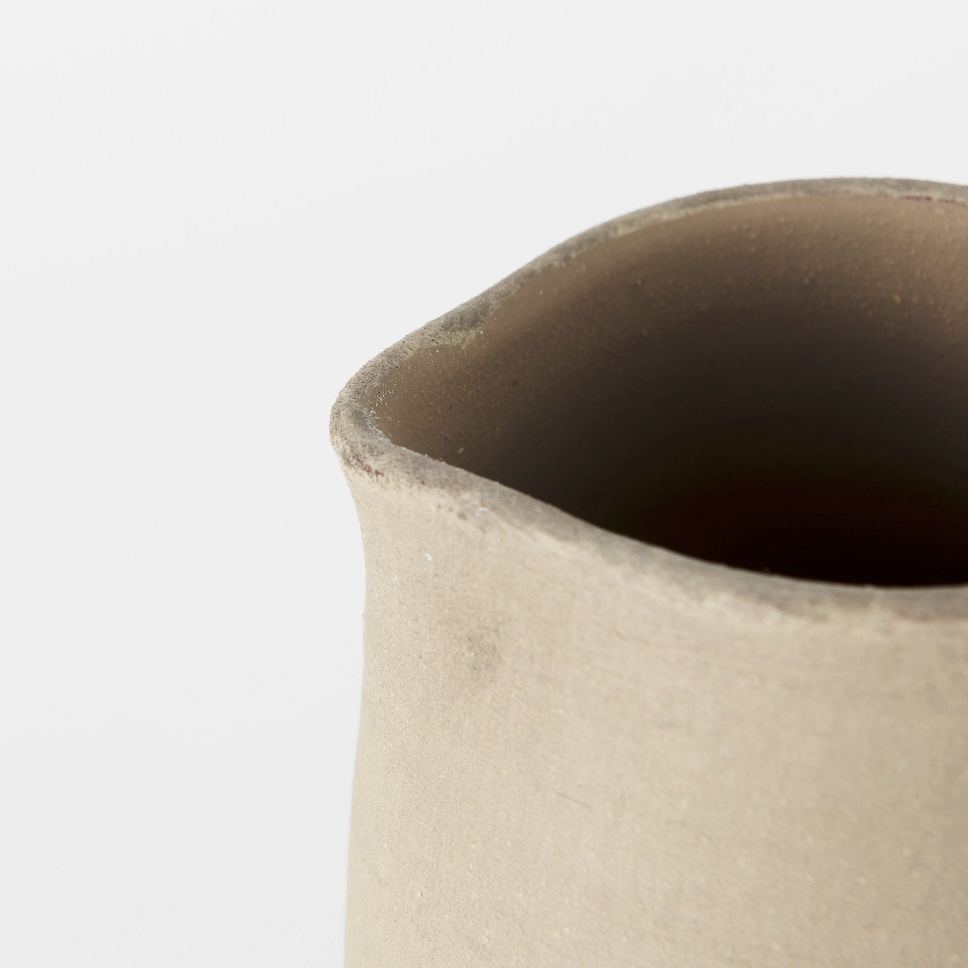 Garand Large 18.8H Two - Toned Black/Natural Ceramic Jug - Central Designs