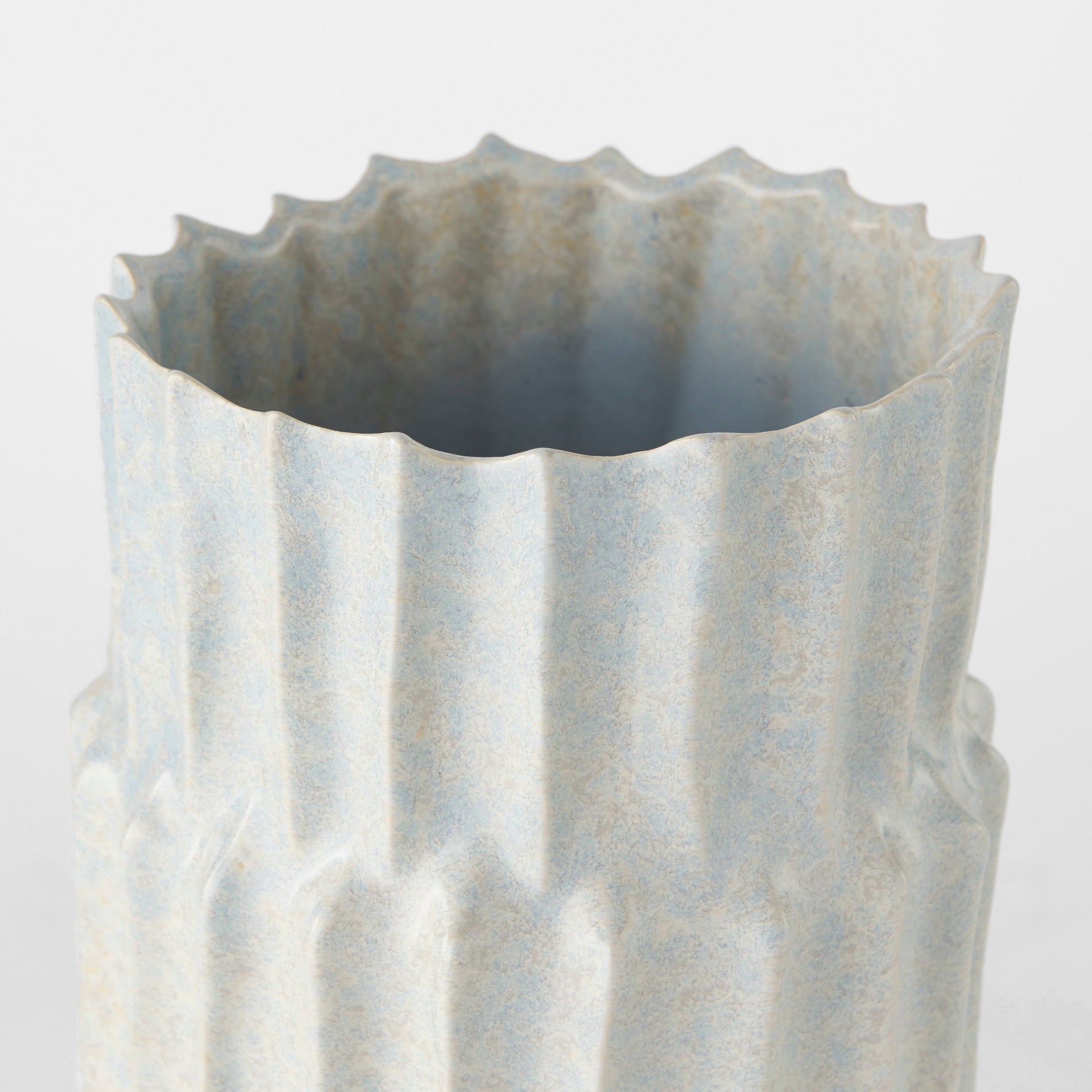 Cardon 14.4H Gray Ceramic Vase - Central Designs