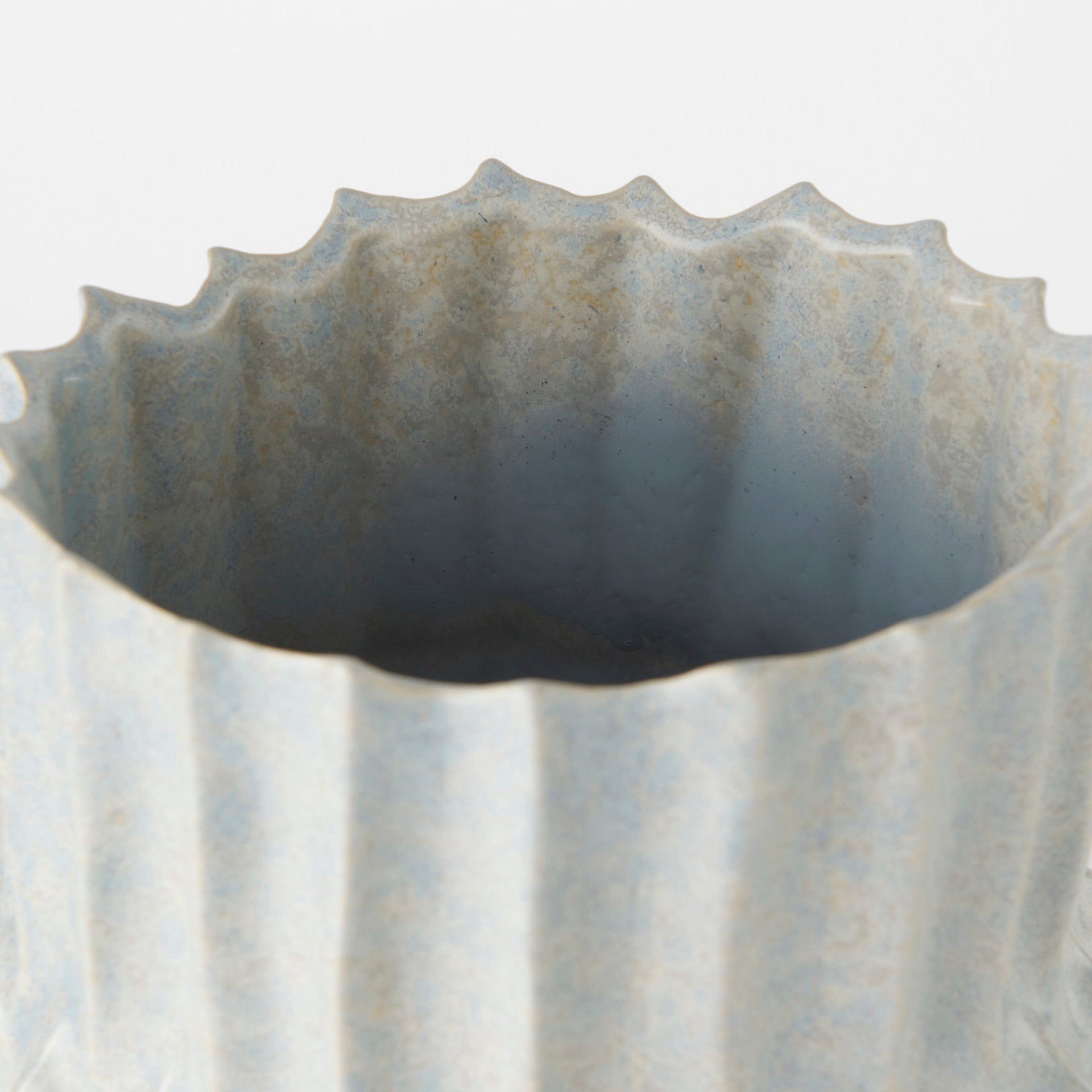 Cardon 14.4H Gray Ceramic Vase - Central Designs
