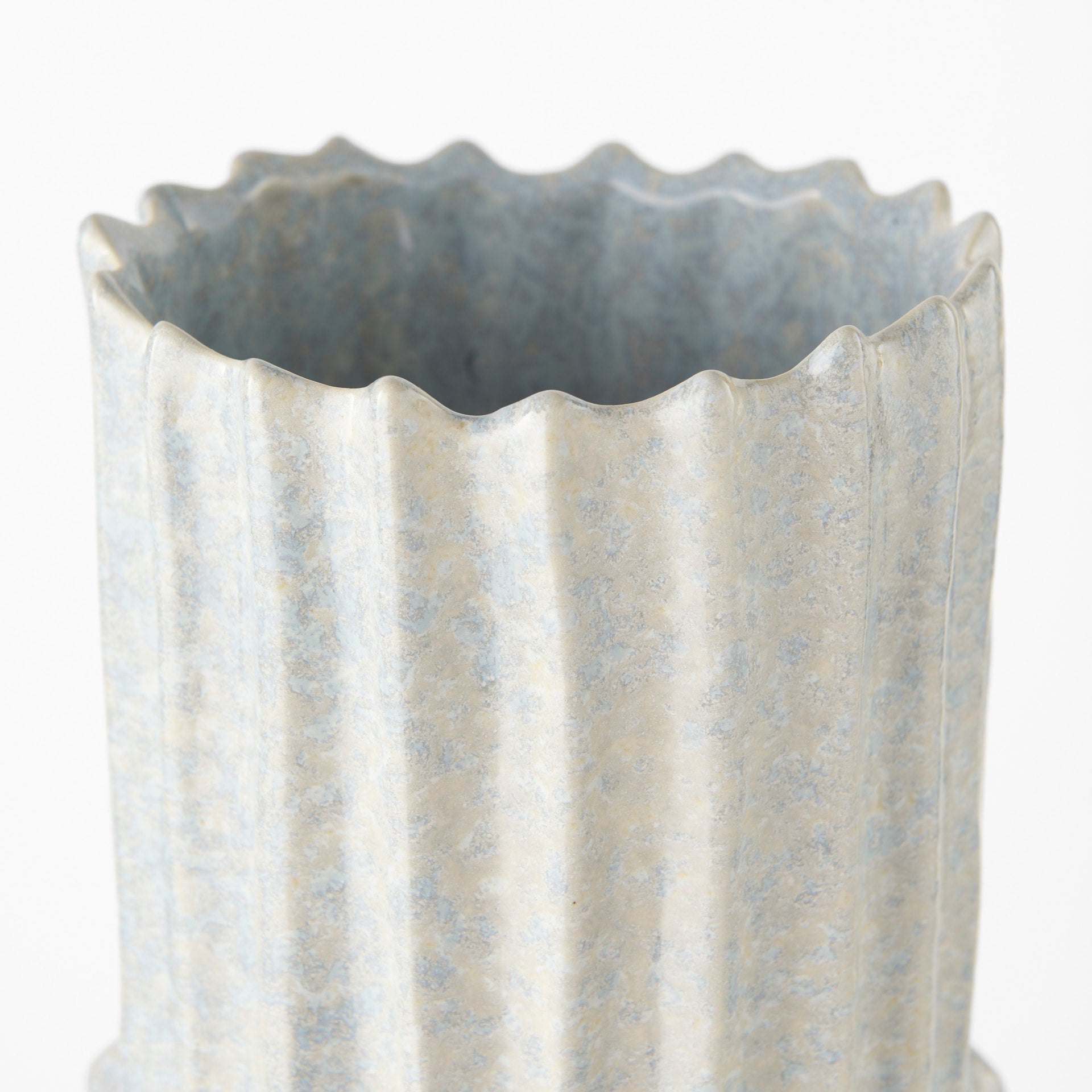Cardon 23.0H Gray Ceramic Vase - Central Designs