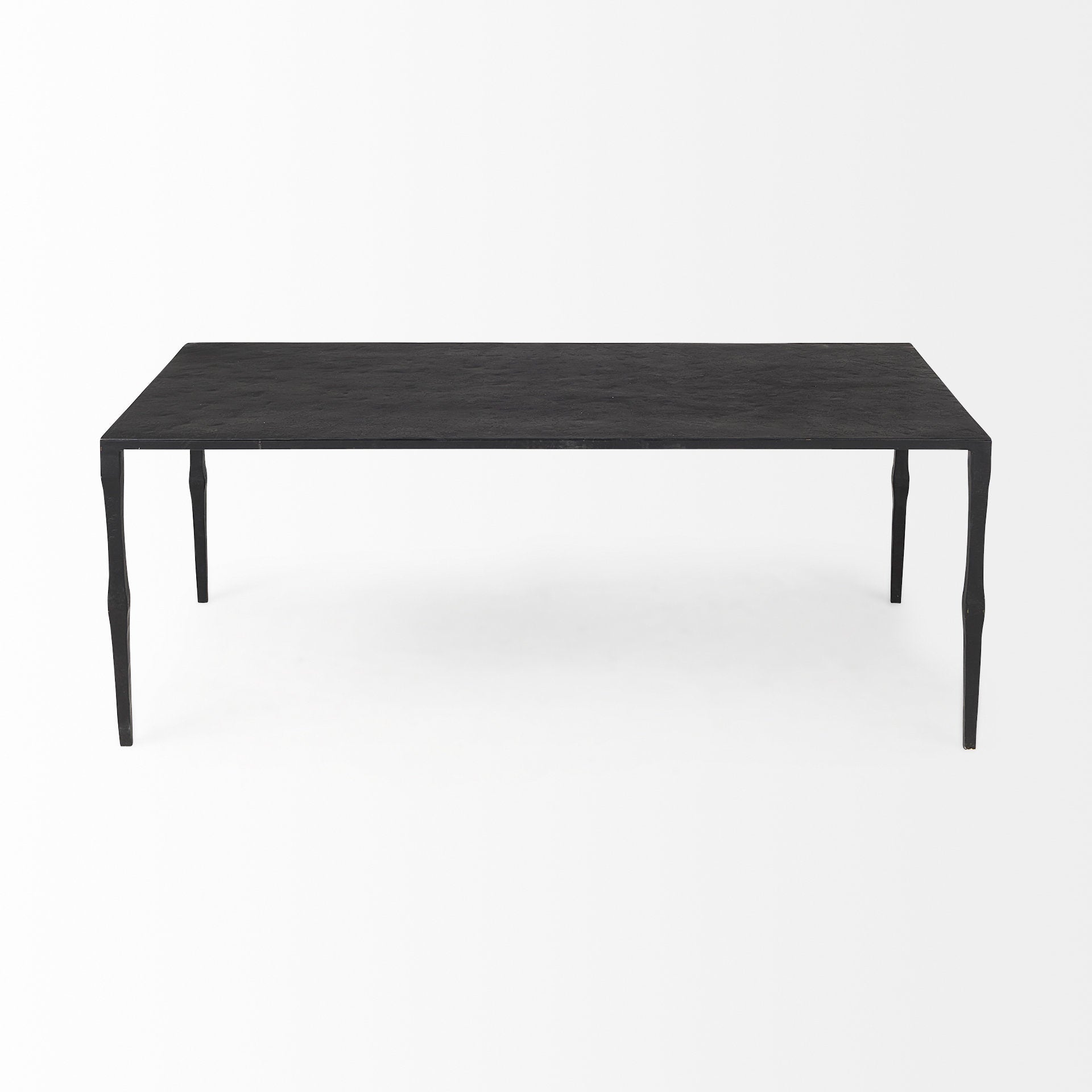 Timothy 42.0 X 22.0 X 15.5 Ebony Black Iron Coffee Table - Central Designs