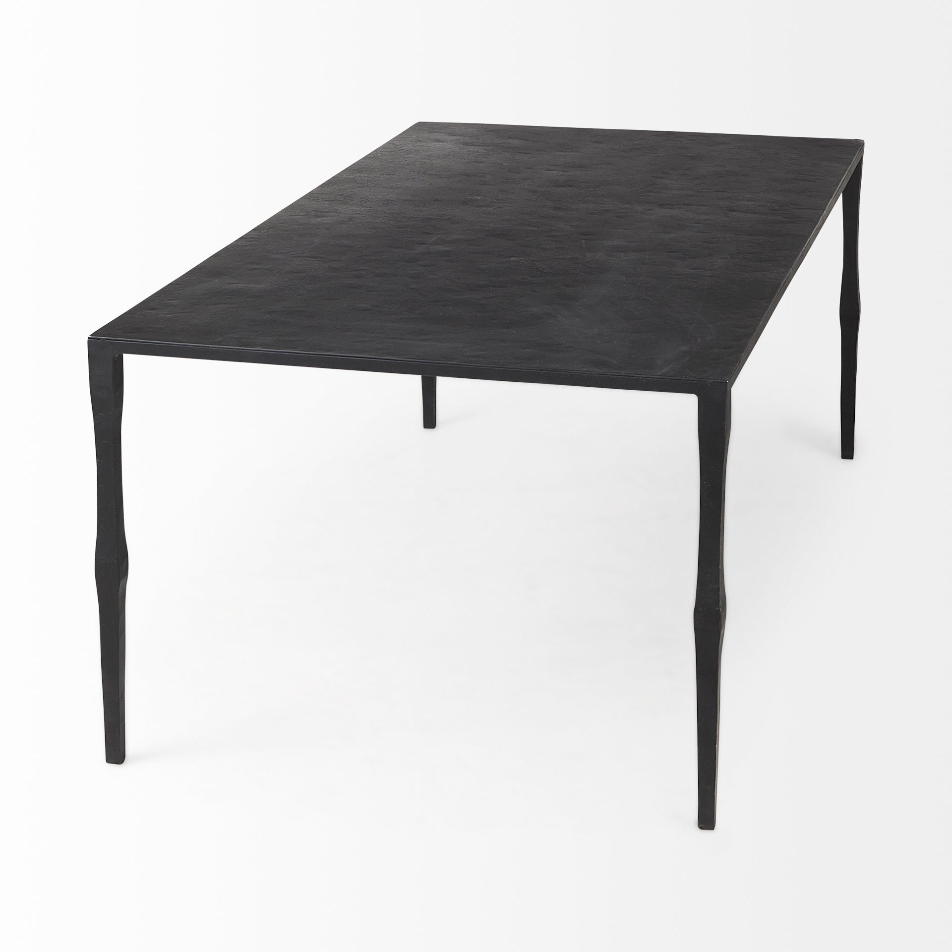Timothy 42.0 X 22.0 X 15.5 Ebony Black Iron Coffee Table - Central Designs