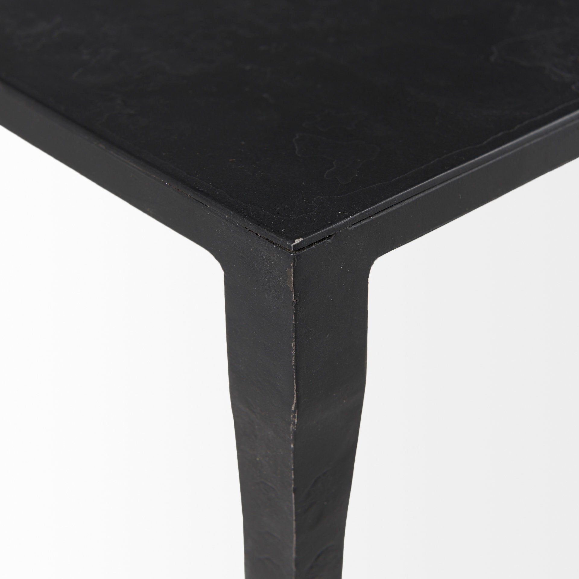 Timothy 42.0 X 22.0 X 15.5 Ebony Black Iron Coffee Table - Central Designs