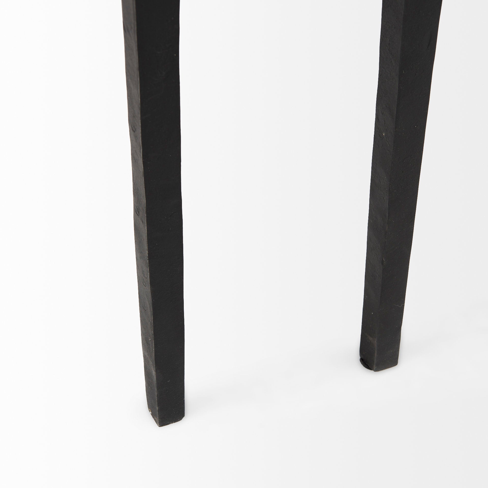 Timothy 48.0 X 8.0 X 30.0 Ebony Black Iron Console Table - Central Designs