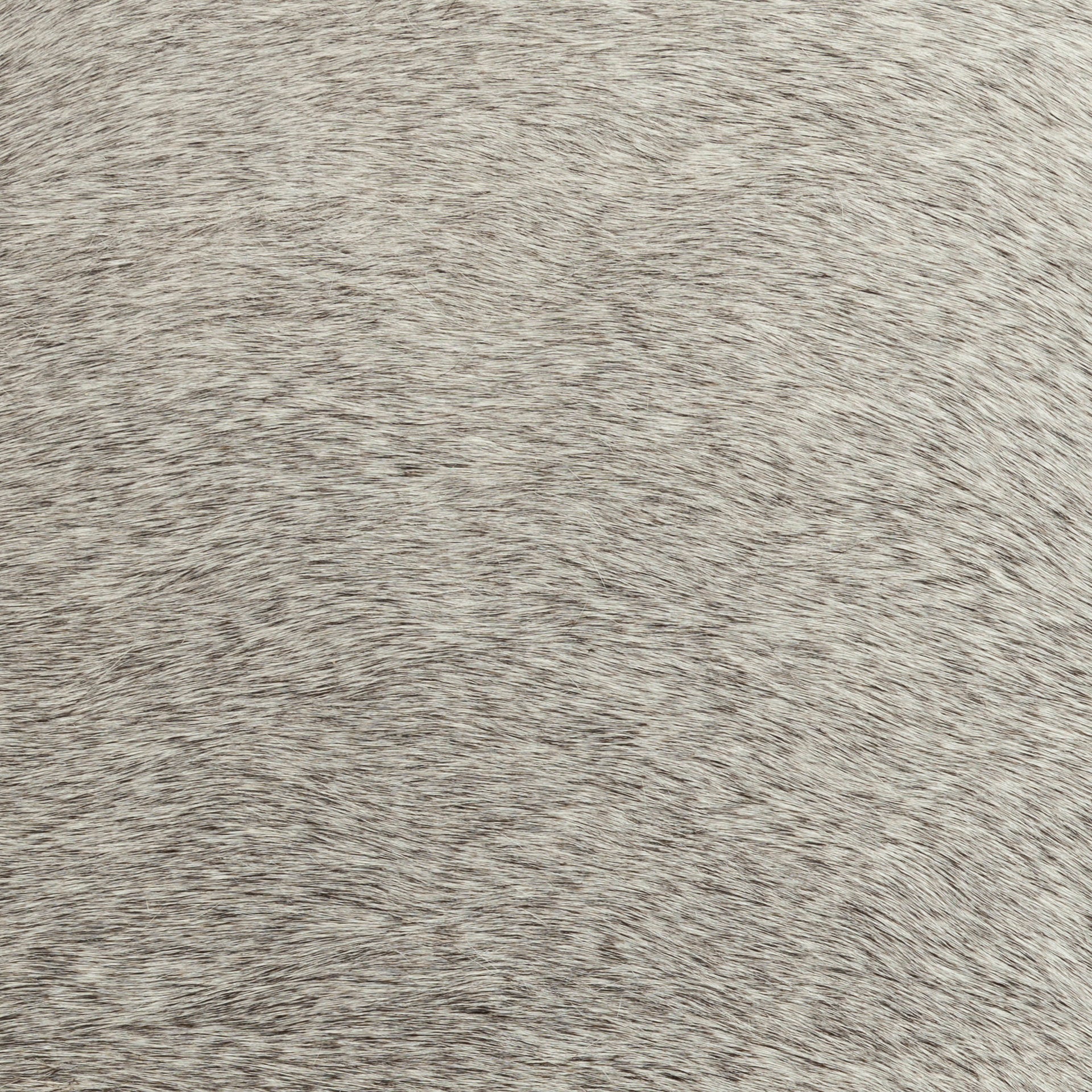 Zahavi 36" Gray Hair - On - hide W/Metal Base Ottoman - Central Designs