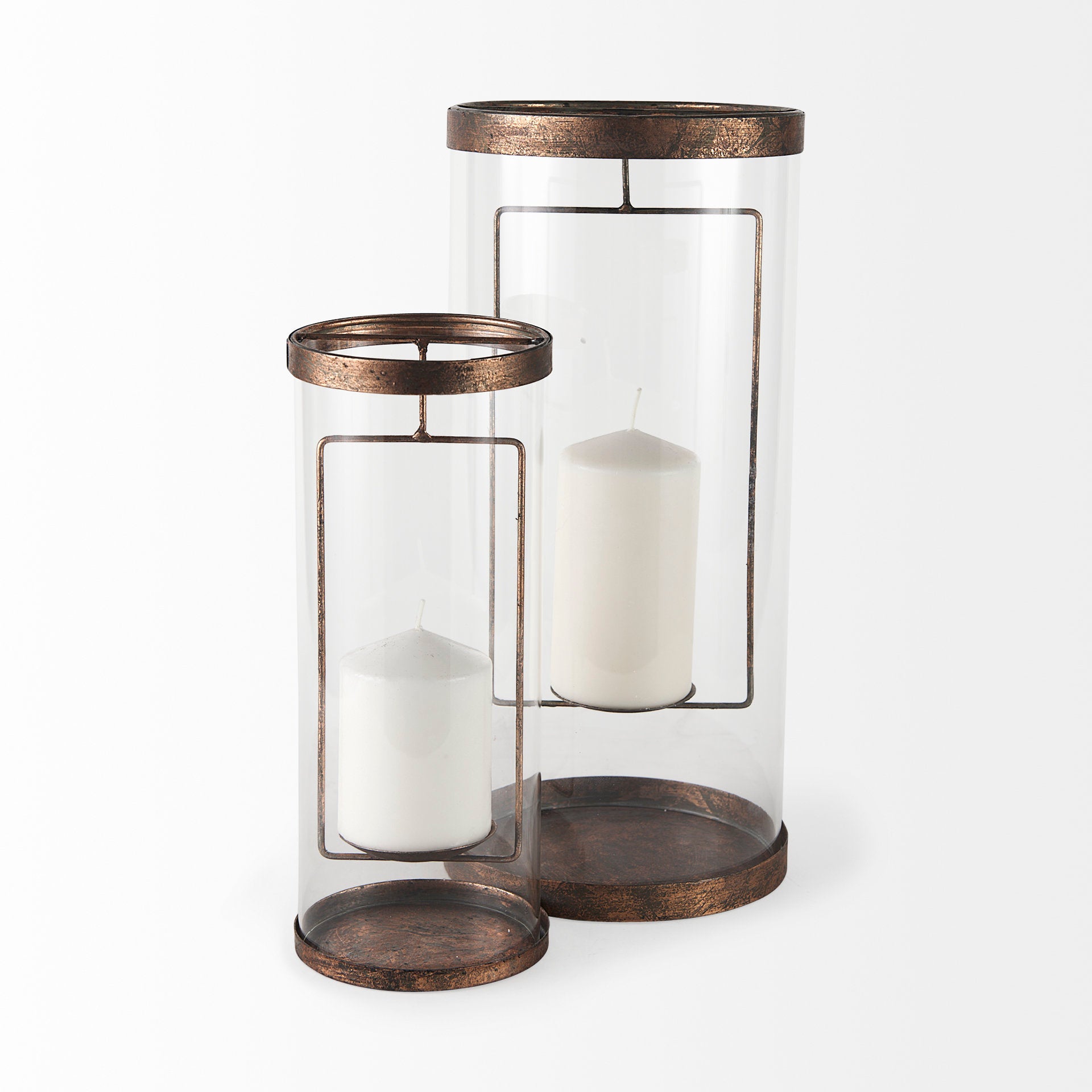 McClure Small Copper Suspended Table Candle Holder