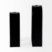 Boyer 5.1L x 3.0W x 12.0H Black Metal W/Glass Set of Two Test Tube Decorative Objects - Central Designs