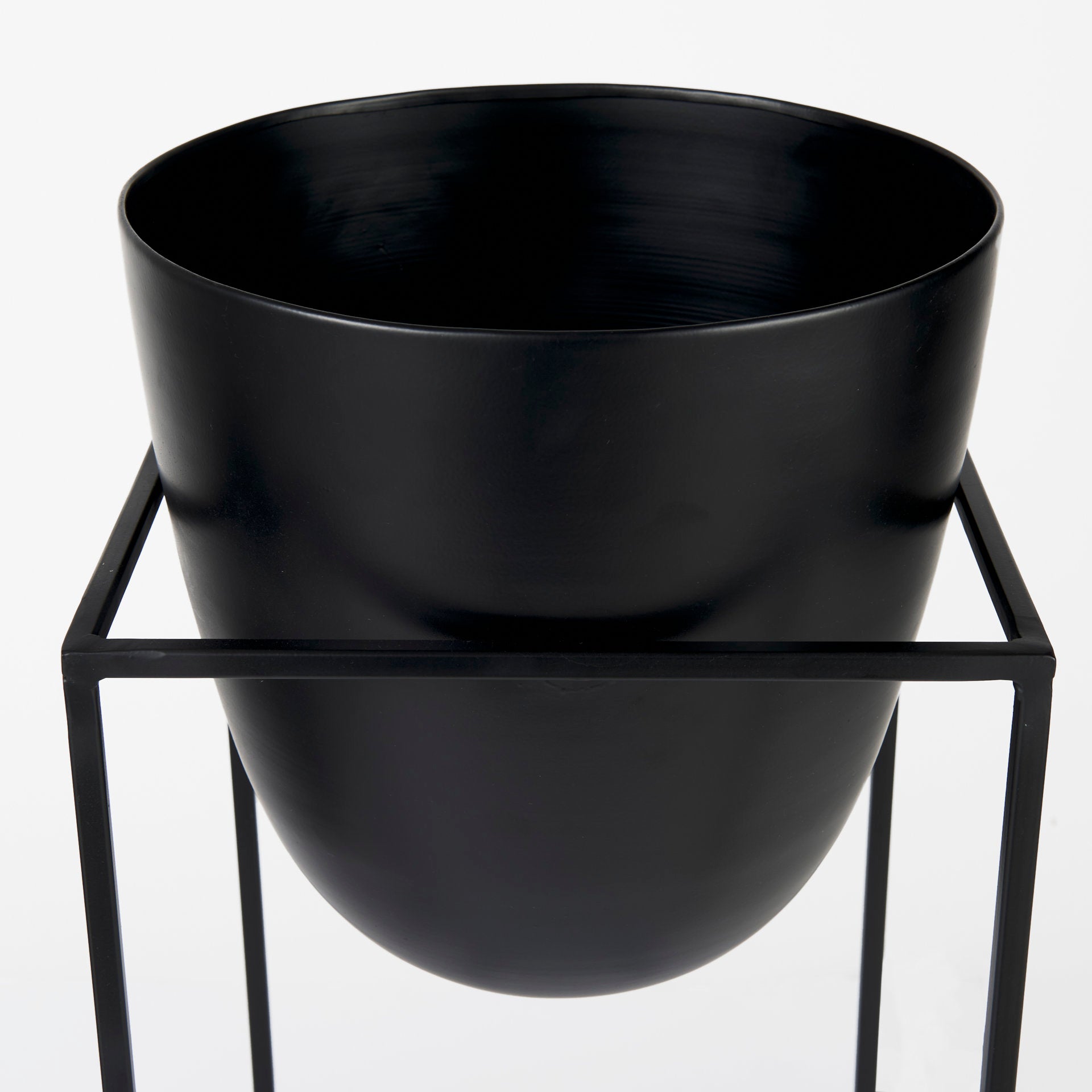 Bumble (Set of 2) 12L x 12W x 32H Black Plant Stands - Central Designs