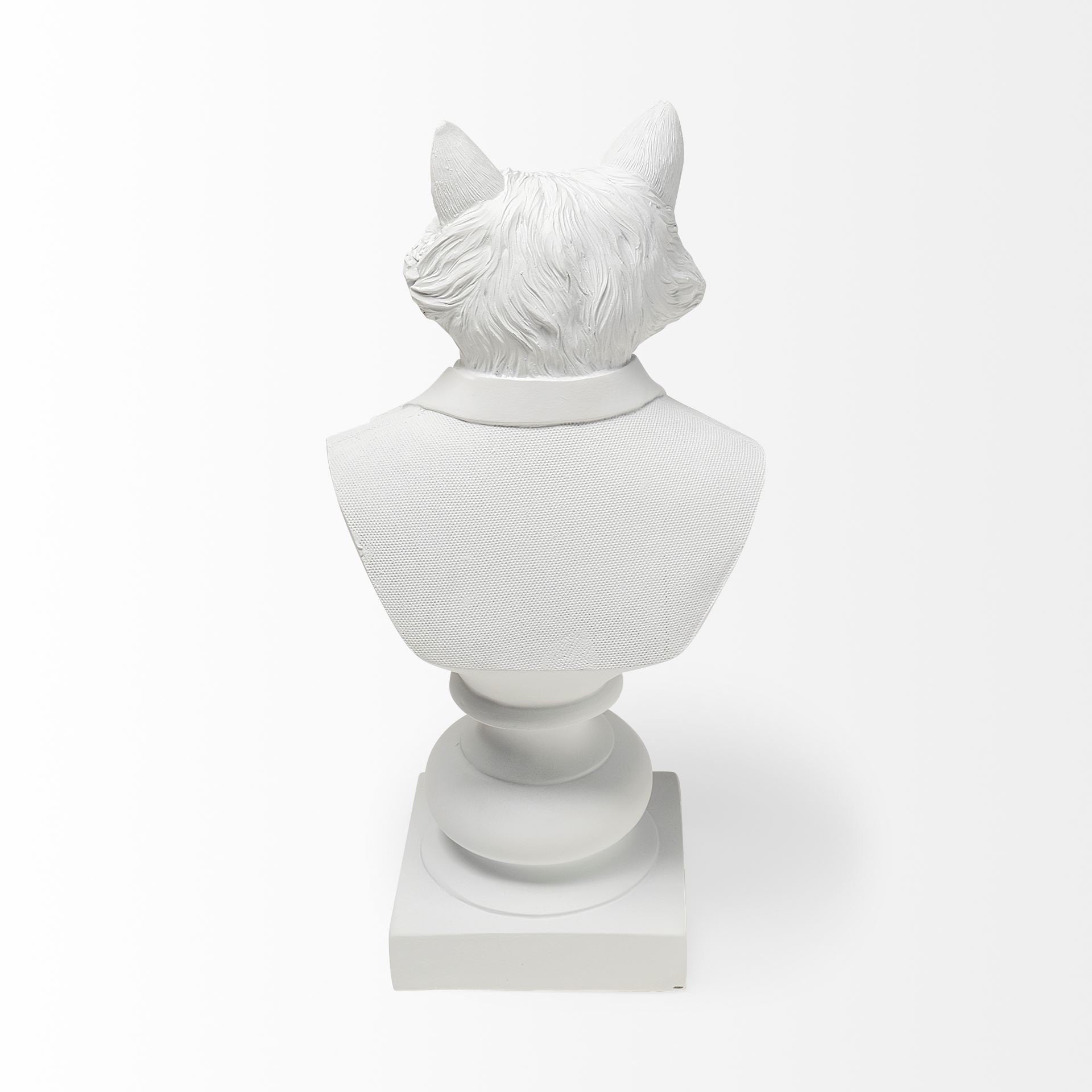 Murray 6L x 5W White Resin Business Fox - Central Designs