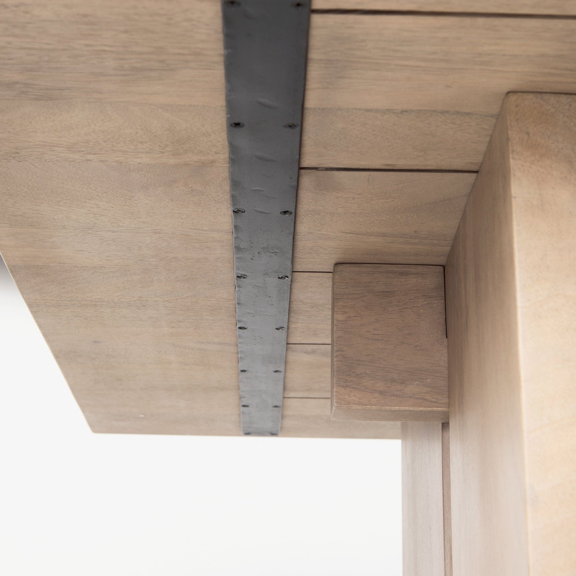 Aida 84L Light Brown Wood Dining Table - Central Designs