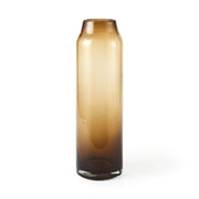 Amrita 4.8L x 4.8W x 16.0H Golden Brown Glass Vase - Central Designs
