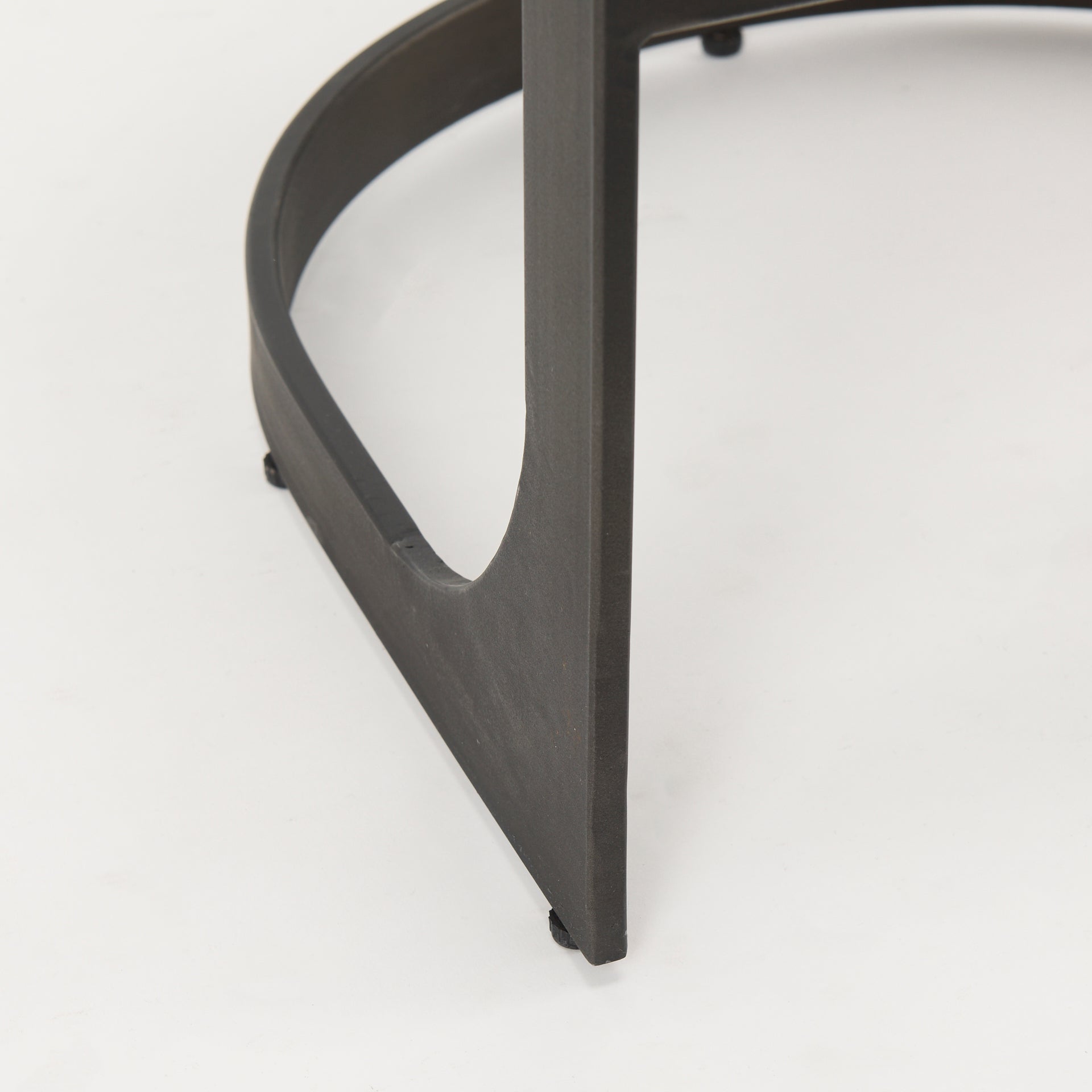 Tyson 17L x 18W x 28H Brown Leather W/ Metal Frame Counter Stool - Central Designs