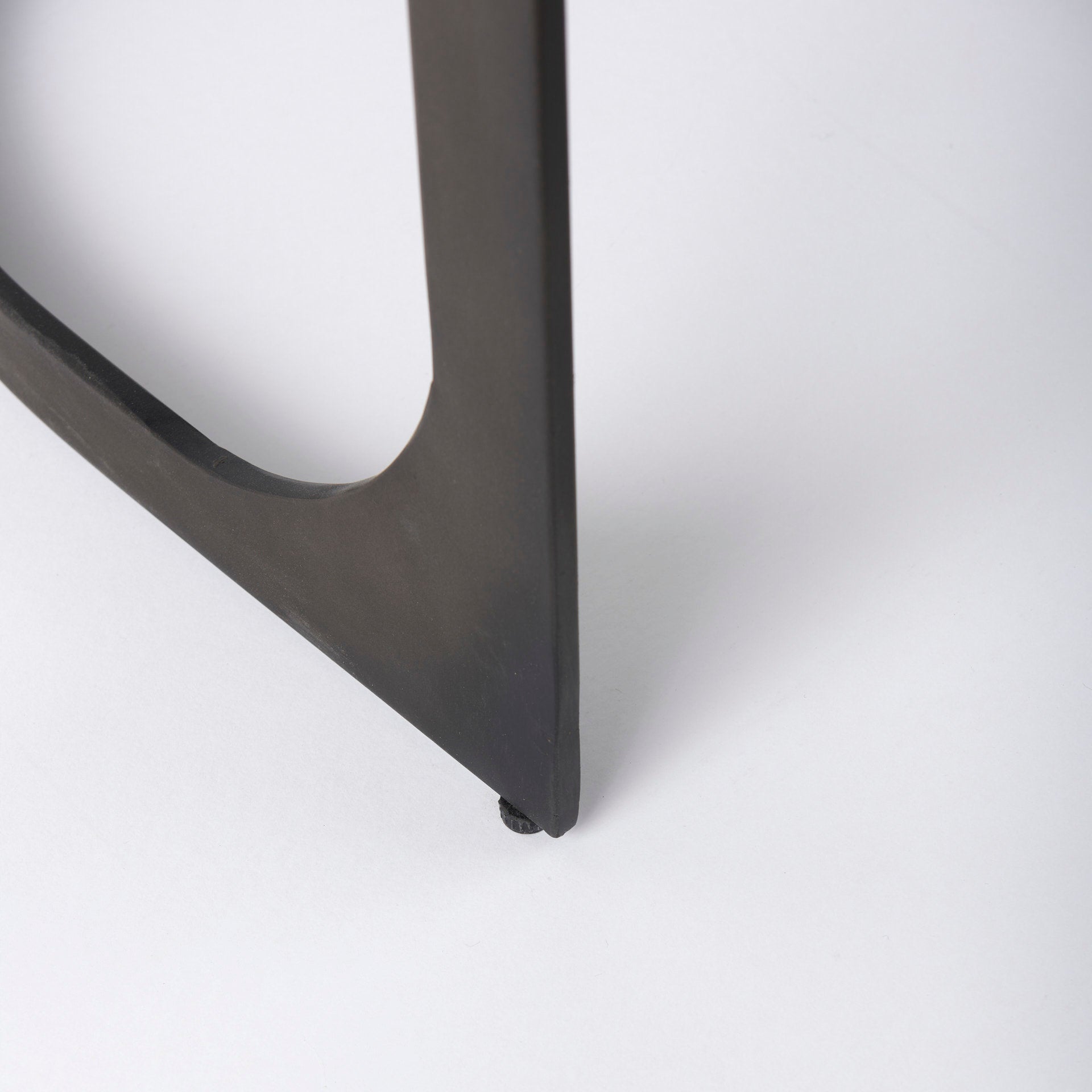 Tyson 17L x 18W x 31H Black Leather W/ Metal Frame Bar Stool - Central Designs