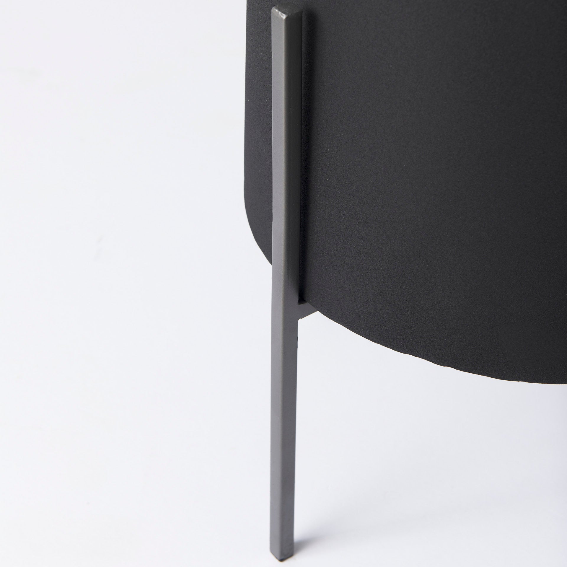 Claypoole (Set of 3) Black Plant Stands - Central Designs