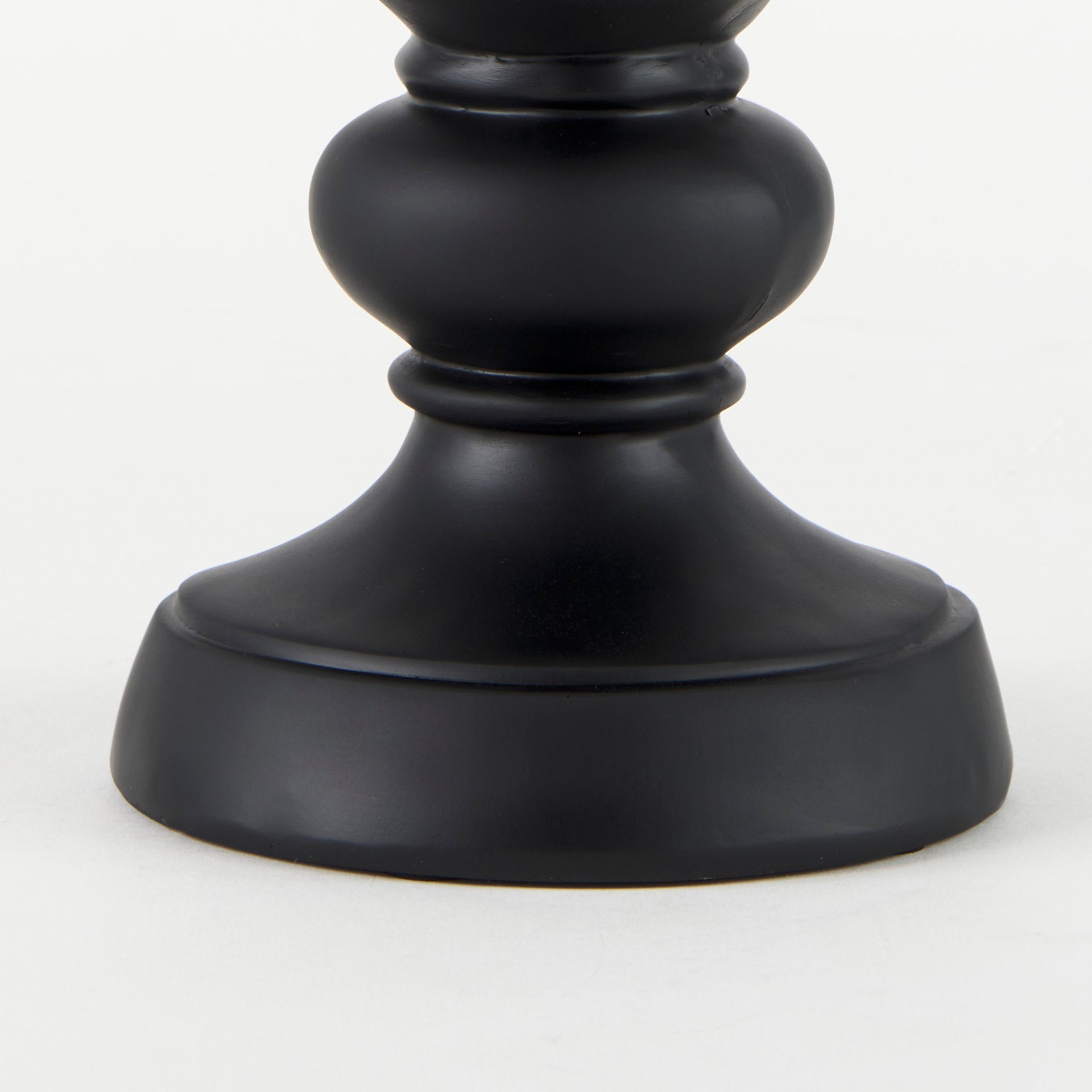 Mozart 8.2L x 6.0W x 22.5H Black Painted Resin Deer Bust - Central Designs