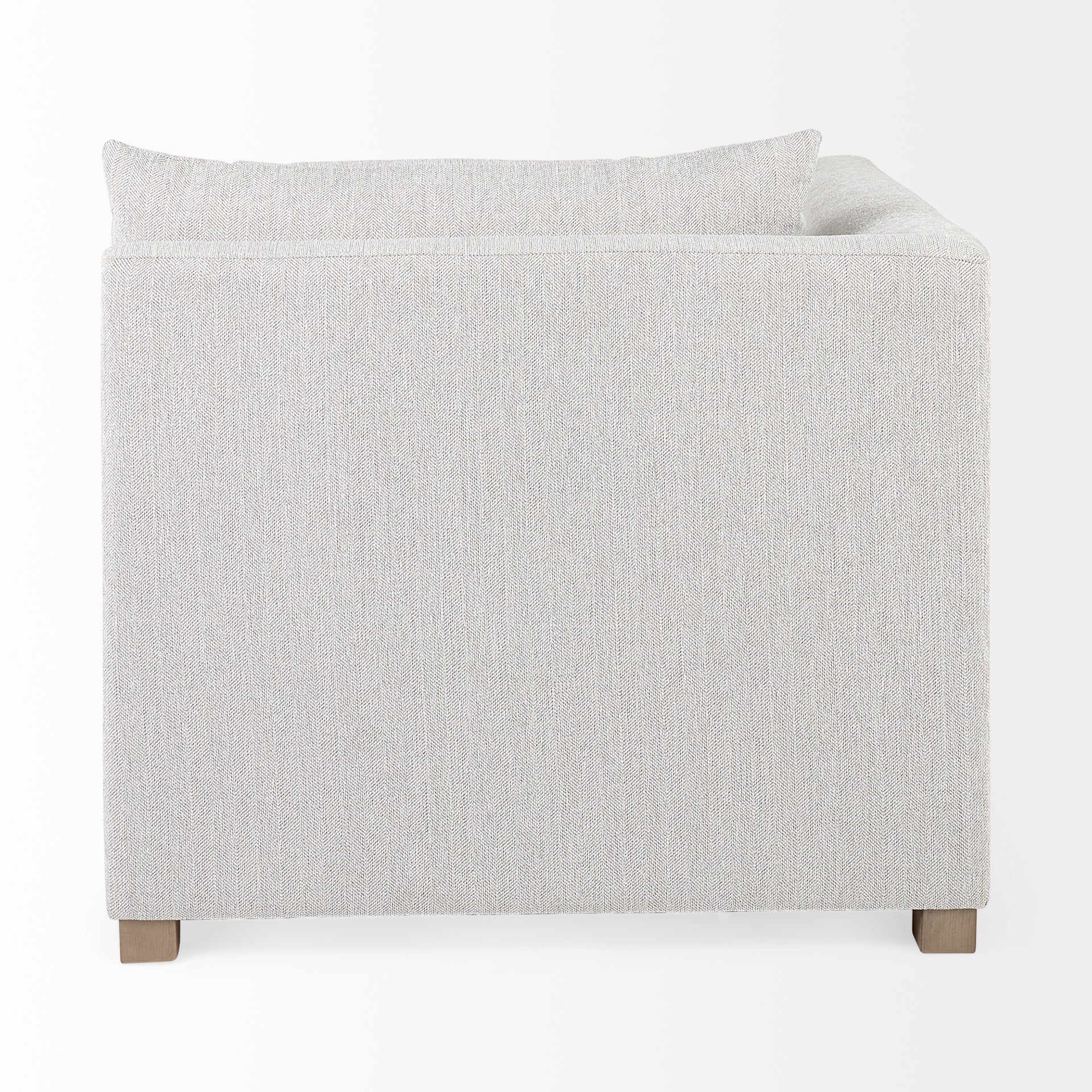 Valence 37.8L x 38.6W x 28.3H Light Gray Corner Sectional Piece - Central Designs