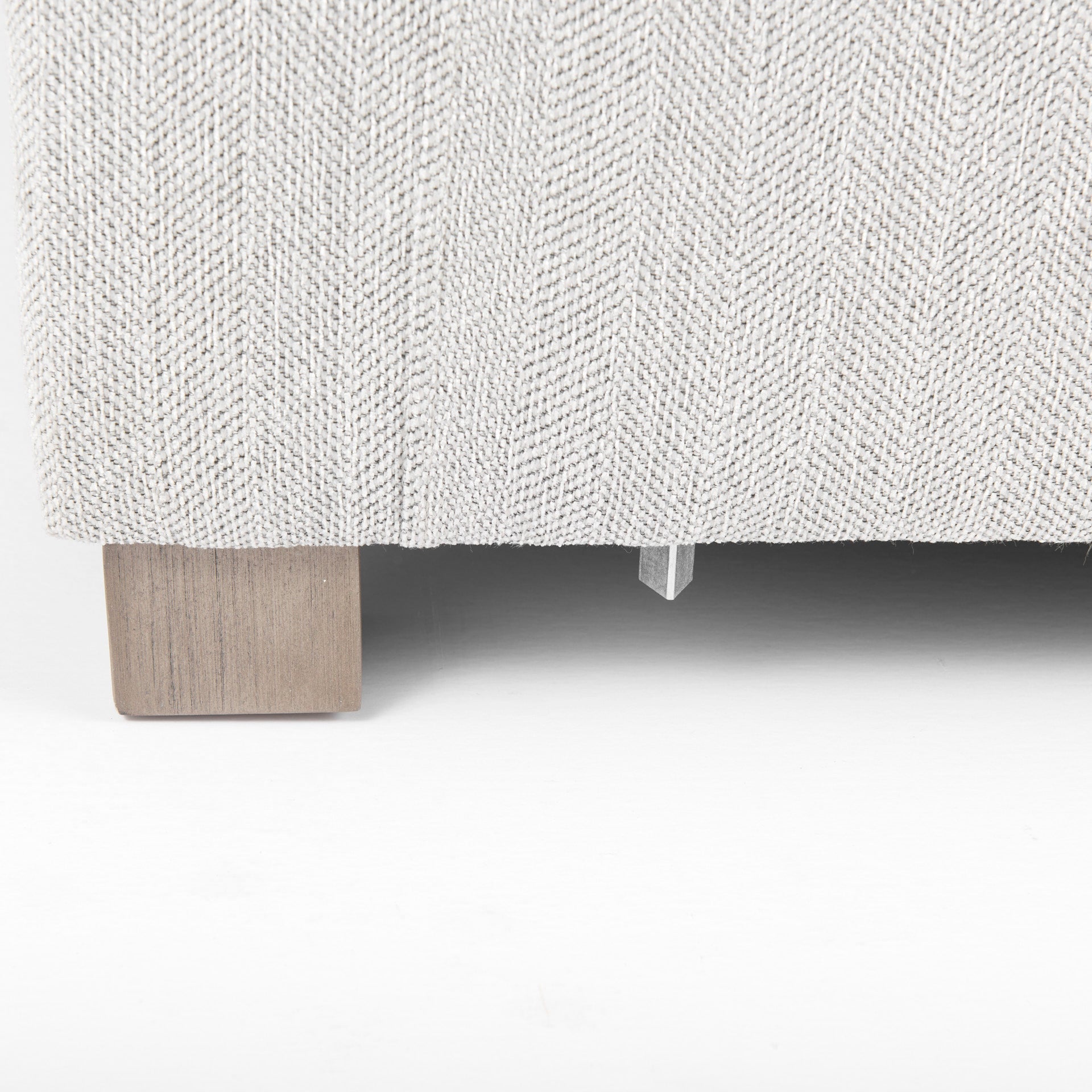 Valence 37.8L x 38.6W x 28.3H Light Gray Corner Sectional Piece - Central Designs