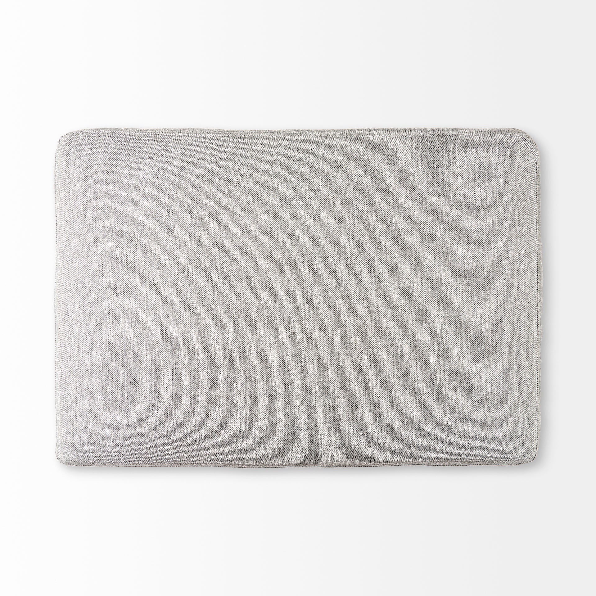 Valence 38.6L x 26.0W x 17.7H Light Gray 2/3 Ottoman Sectional Piece - Central Designs