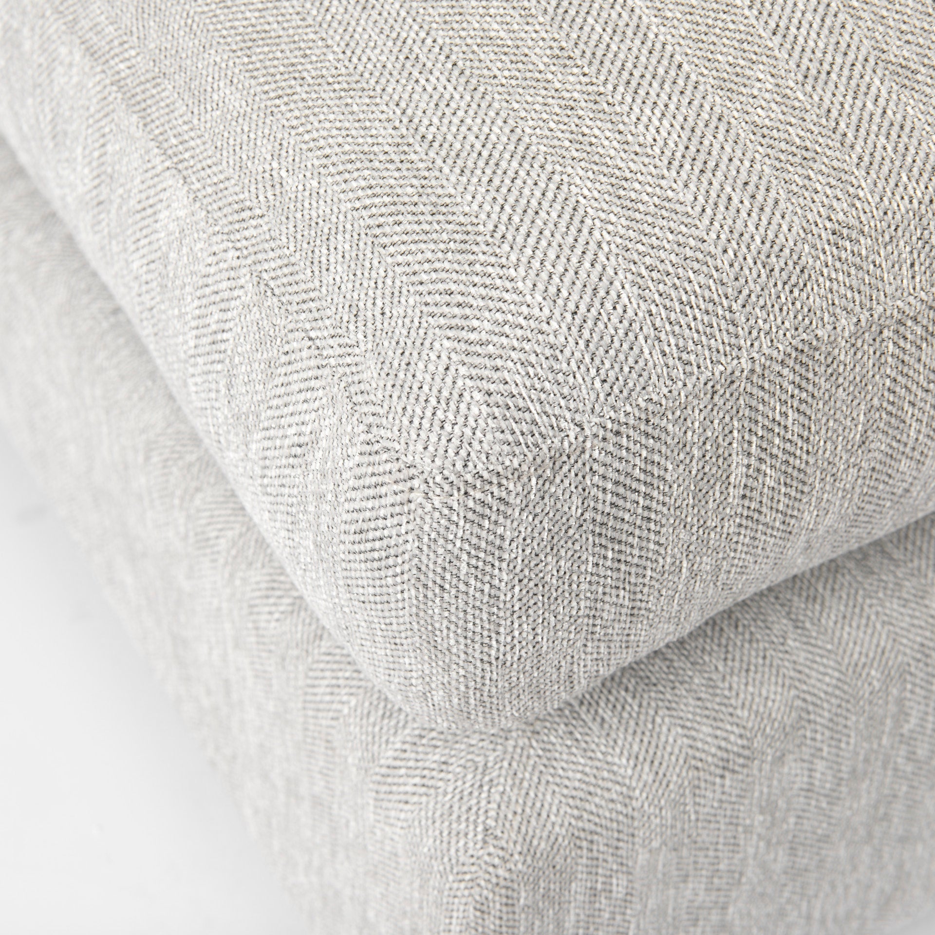 Valence 38.6L x 26.0W x 17.7H Light Gray 2/3 Ottoman Sectional Piece - Central Designs