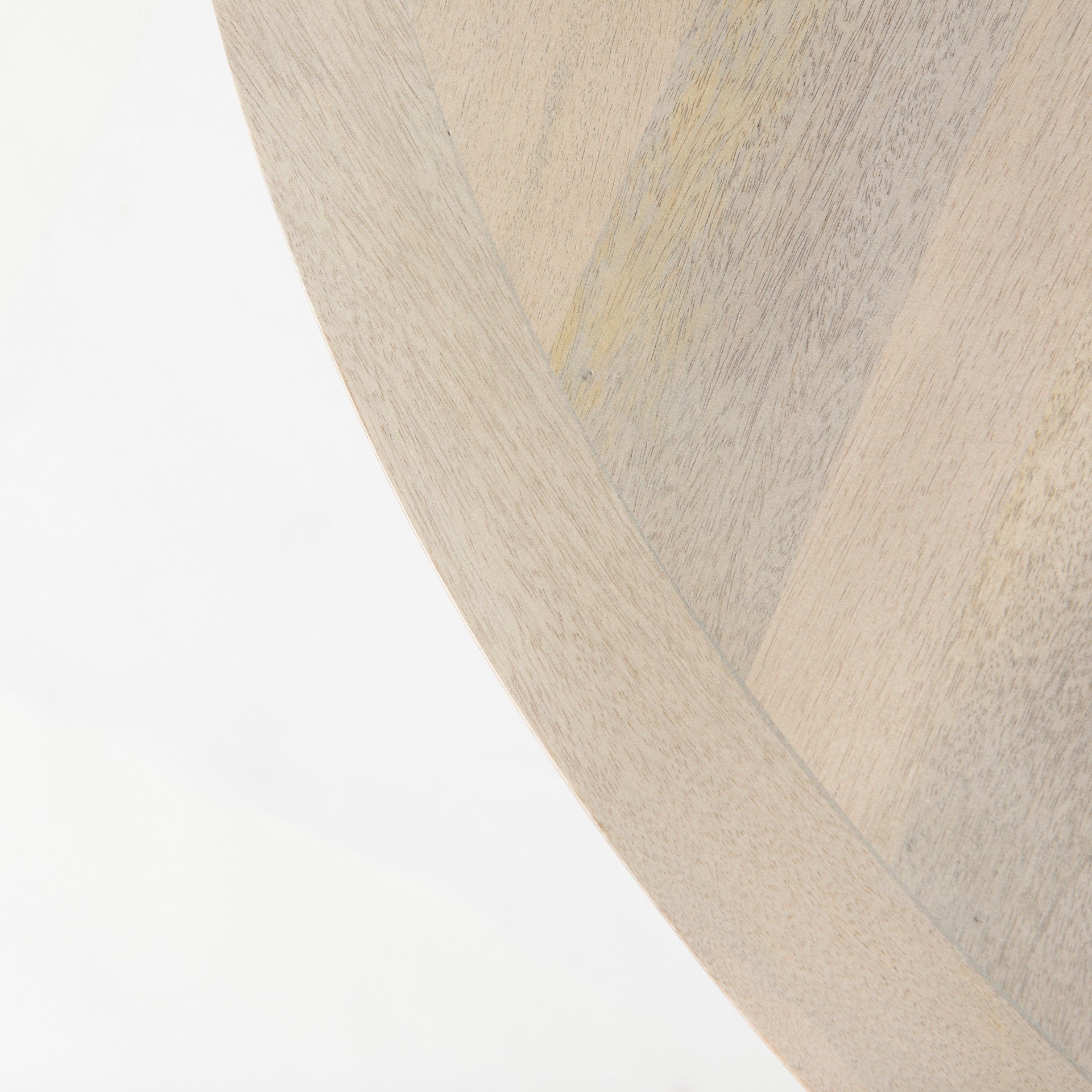 Liesl 54.L x 54.0W x 30.0H Barely Gray Finished Wood W/ Circular Top Dining Table - Central Designs