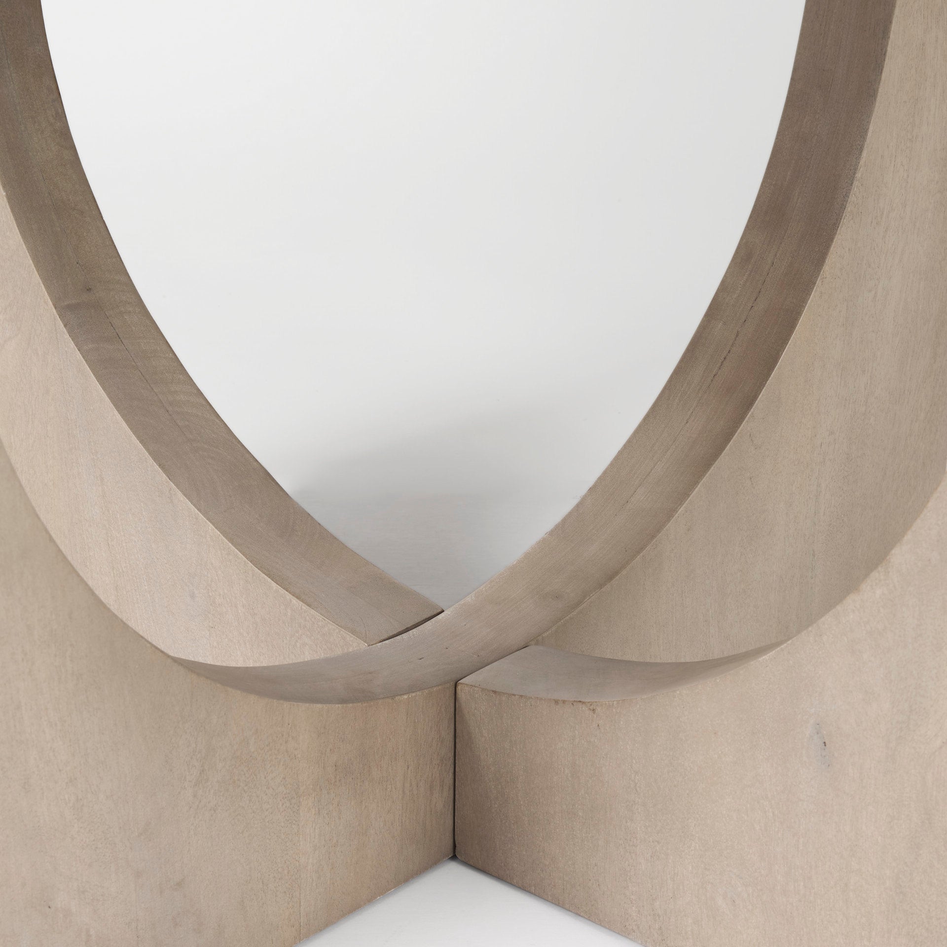 Liesl 54.L x 54.0W x 30.0H Barely Gray Finished Wood W/ Circular Top Dining Table - Central Designs