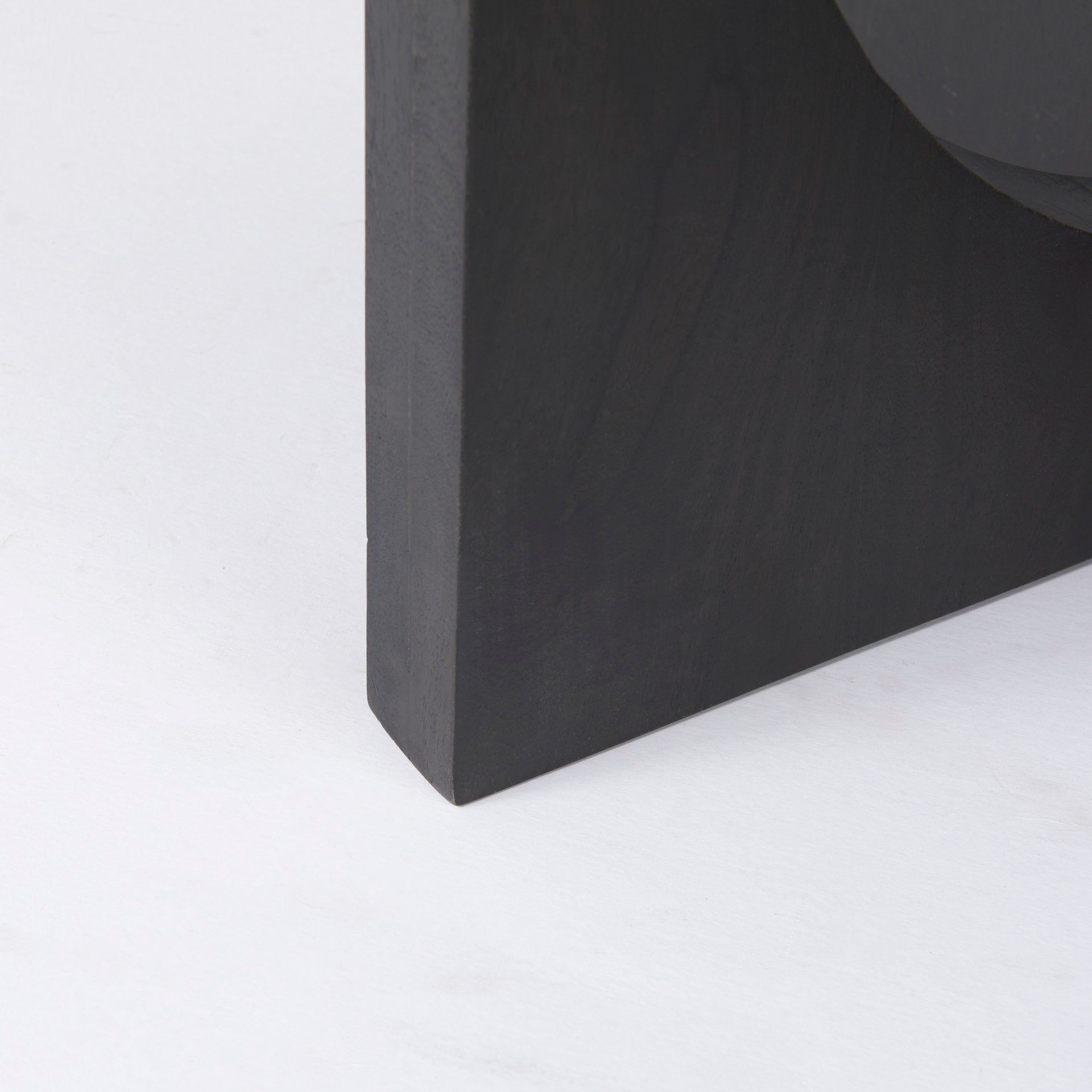 Liesl 54.L x 54.0W x 30.0H Black Wood W/ Circular Top Dining Table - Central Designs