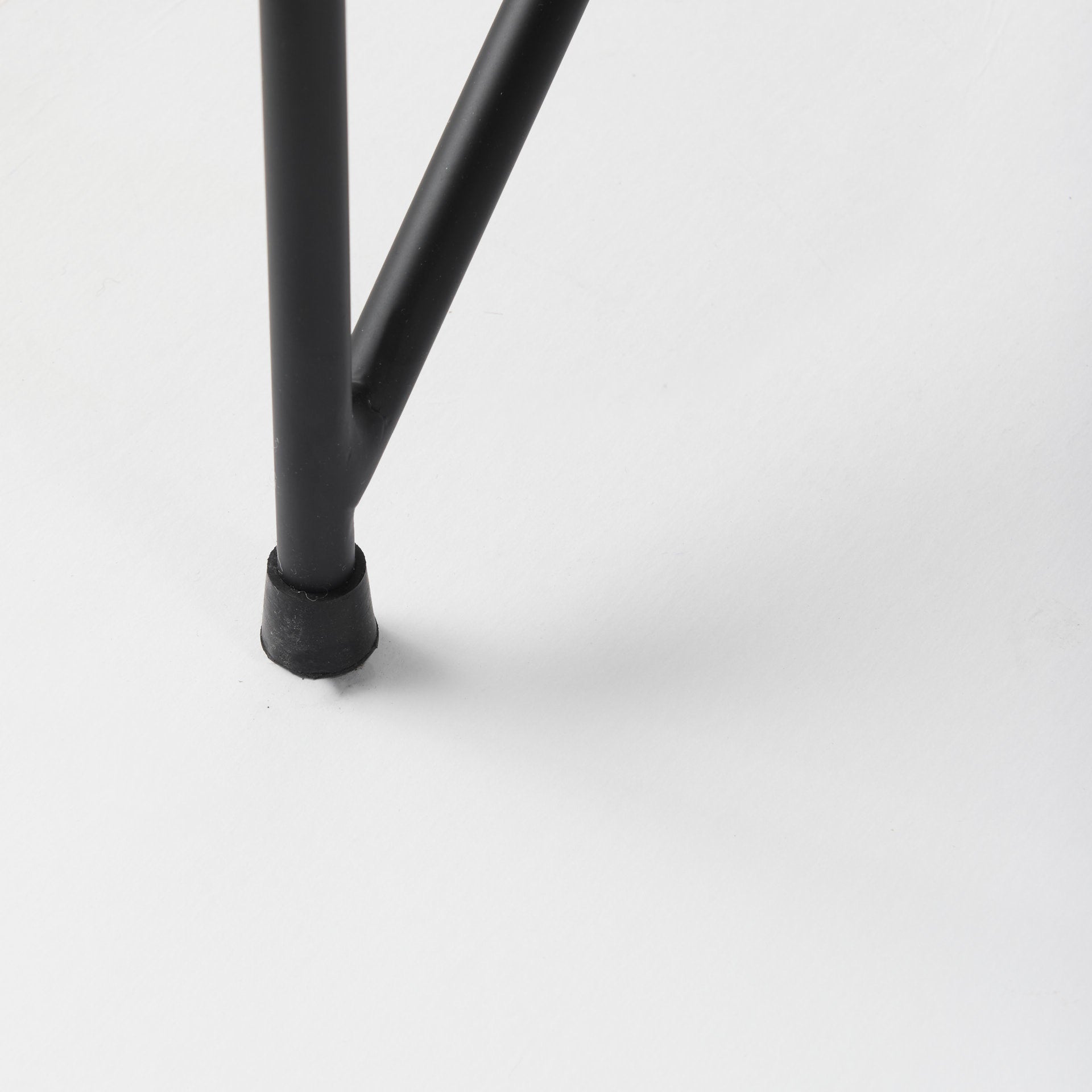 Leonidas 28.5L x 29.5W x 34.0H Black Faux Leather Seat W/ Black Metal Frame Accent Chair - Central Designs