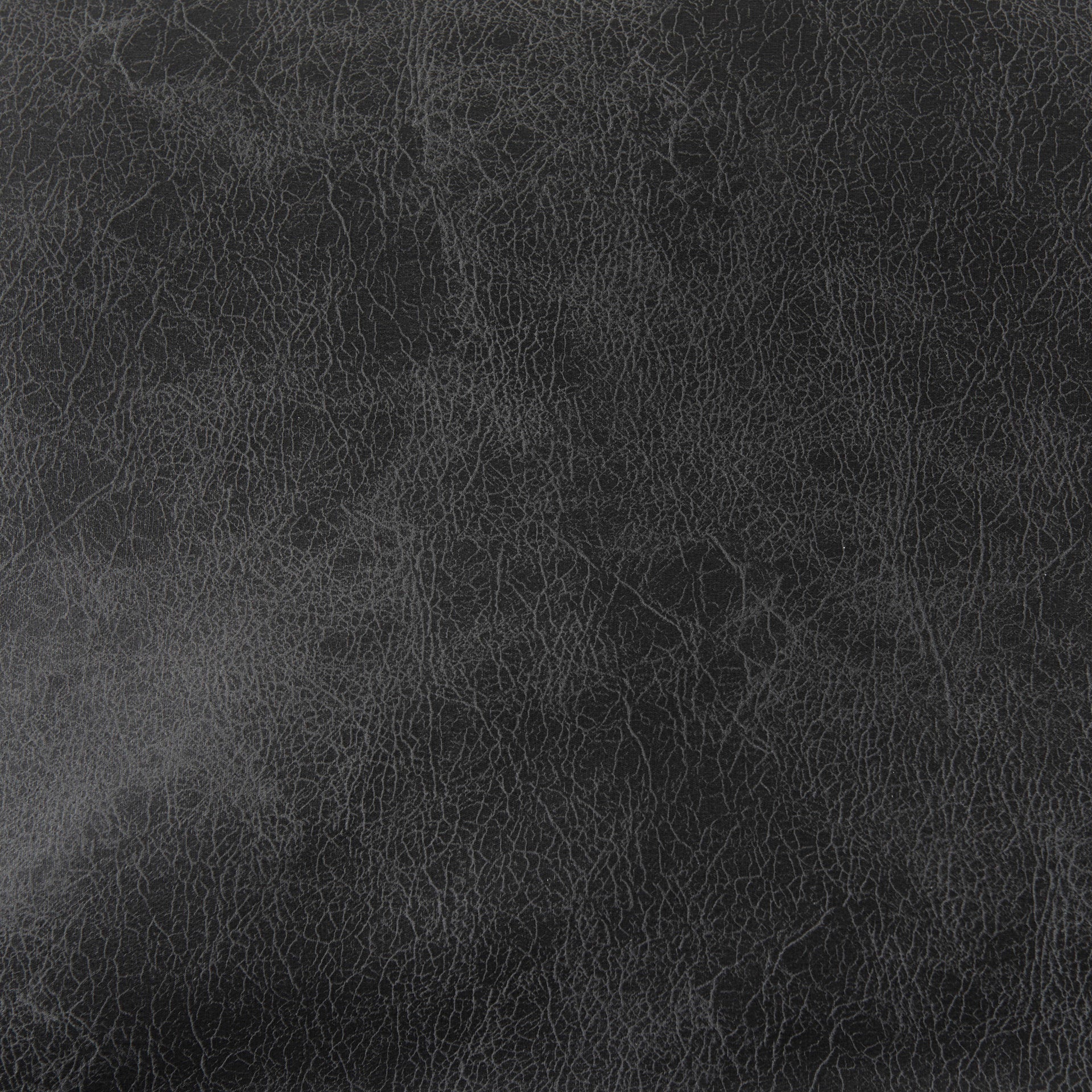 Leonidas 28.5L x 29.5W x 34.0H Black Faux Leather Seat W/ Black Metal Frame Accent Chair - Central Designs