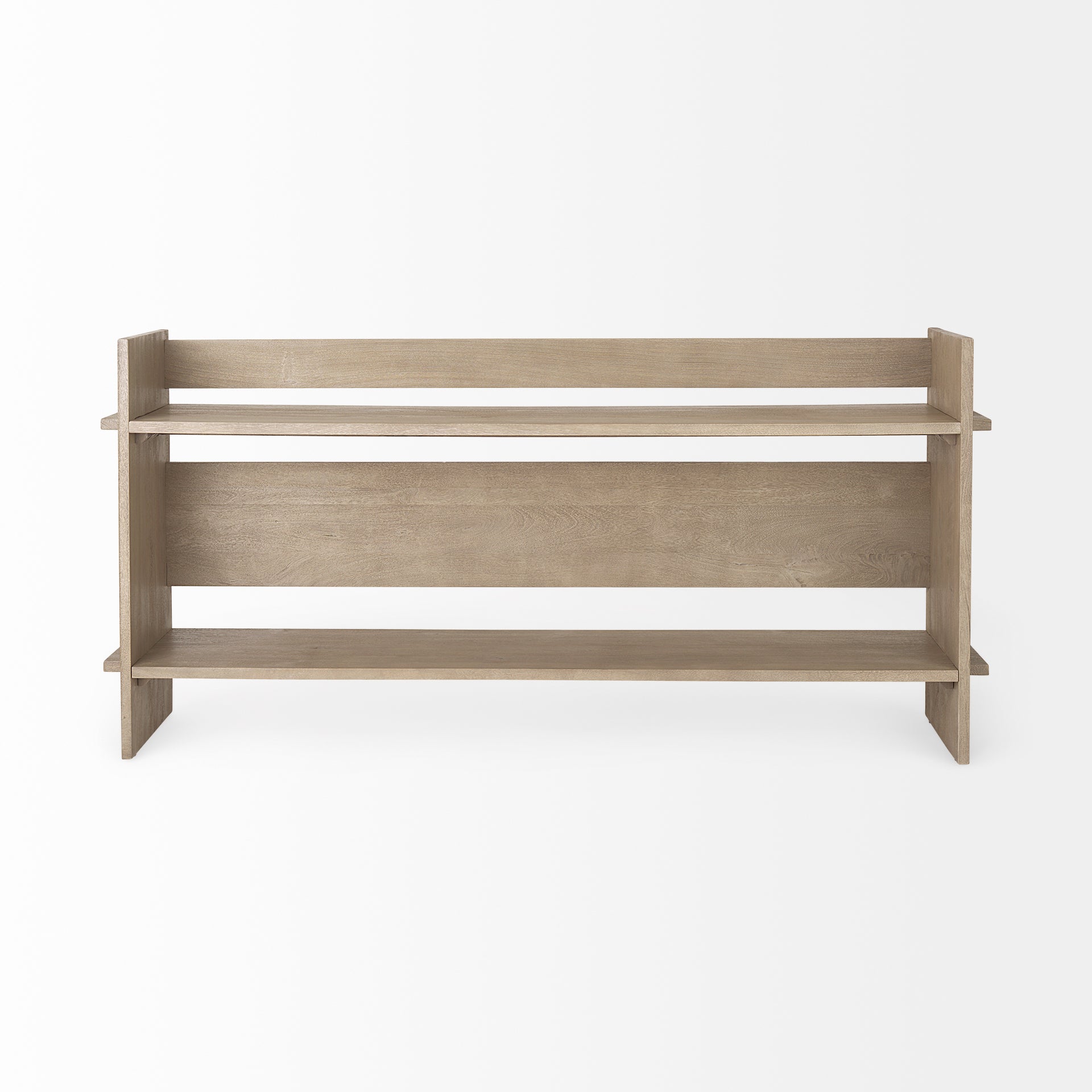 Aida Light Gray Wood Console Table - Central Designs