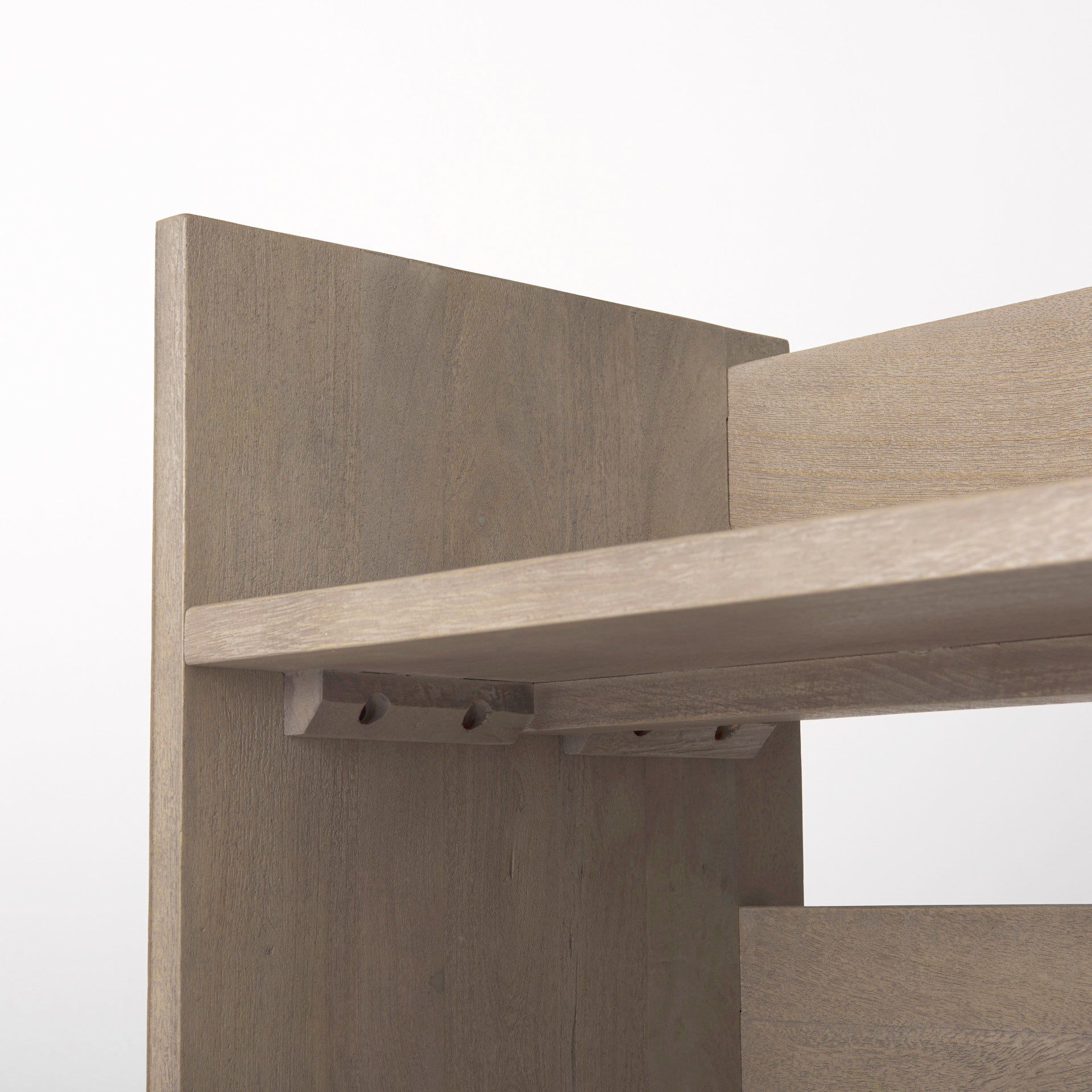 Aida Light Gray Wood Console Table - Central Designs