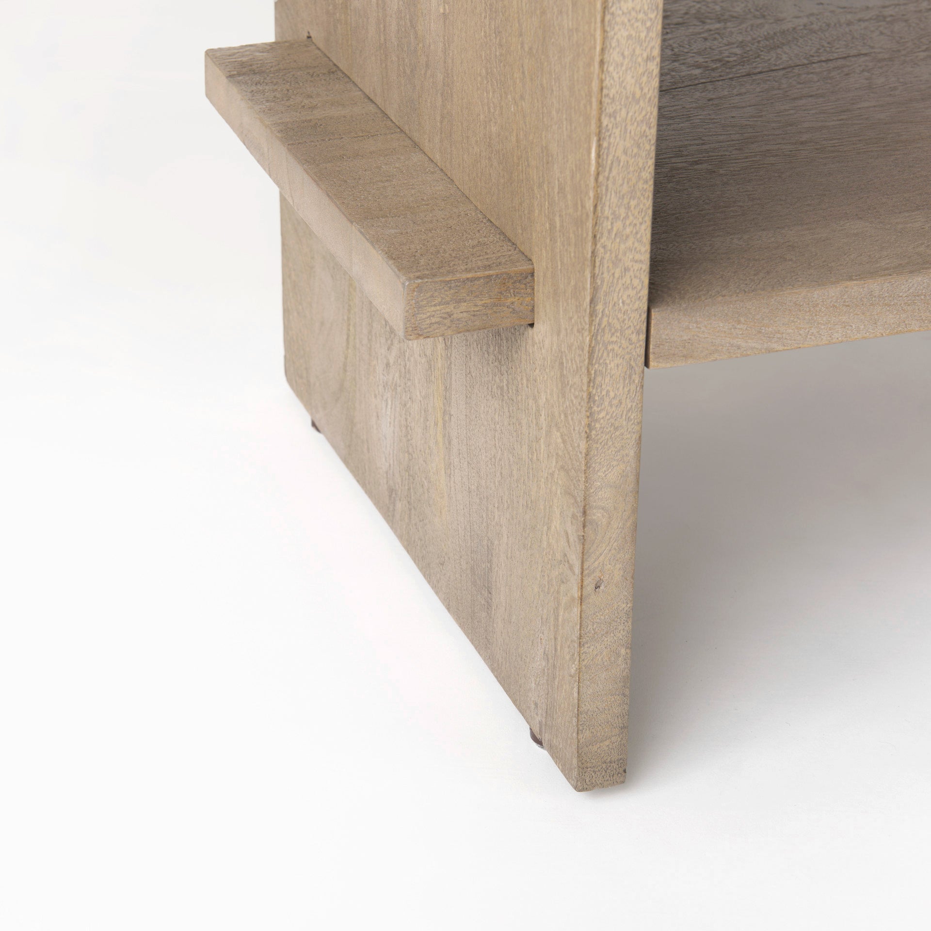 Aida Light Gray Wood Console Table - Central Designs