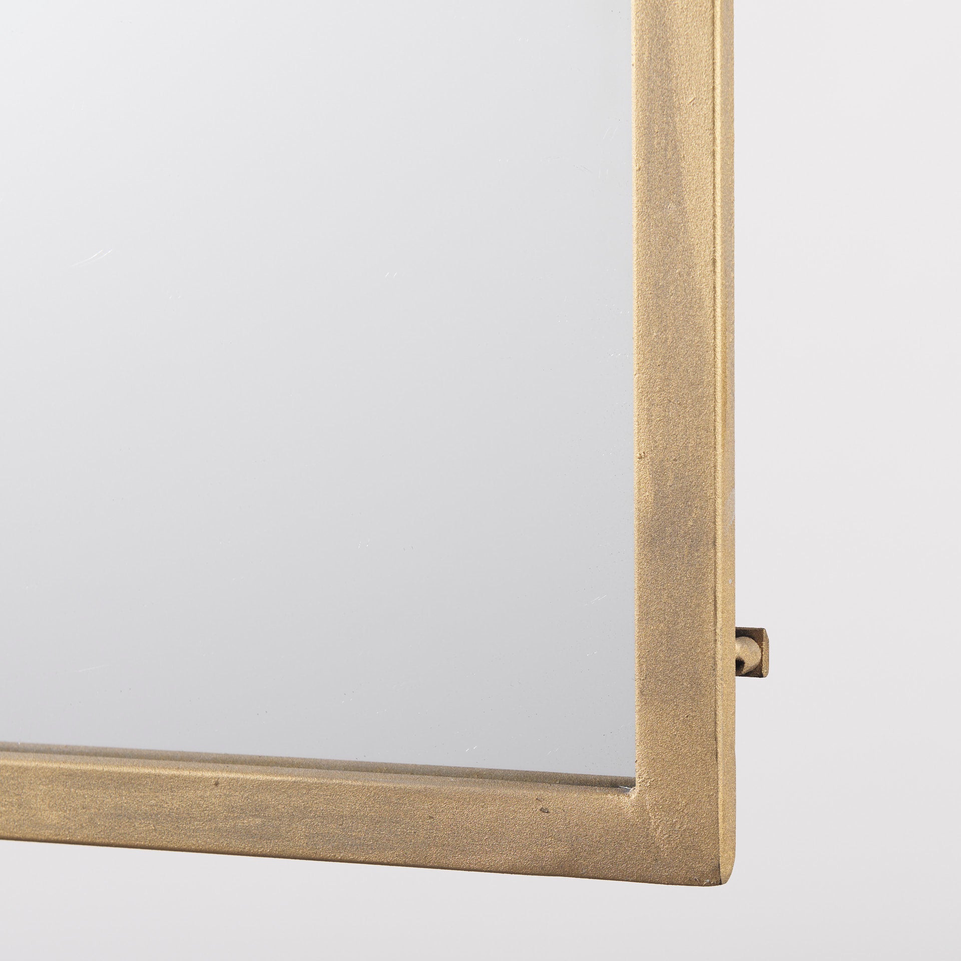 Giovanna 23.6L x 1.2W x 48.8H Gold Metal Frame Ogee Arch Vanity Mirror - Central Designs