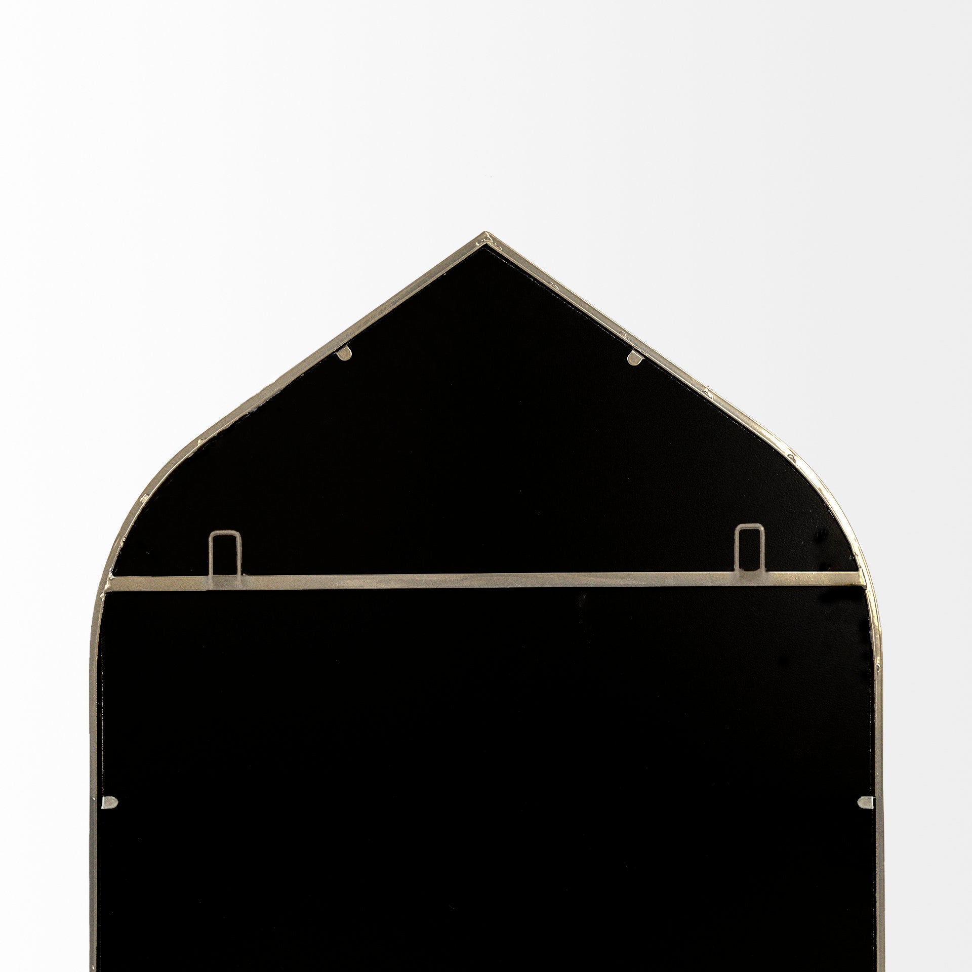 Giovanna 23.6L x 1.2W x 48.8H Gold Metal Frame Ogee Arch Vanity Mirror - Central Designs