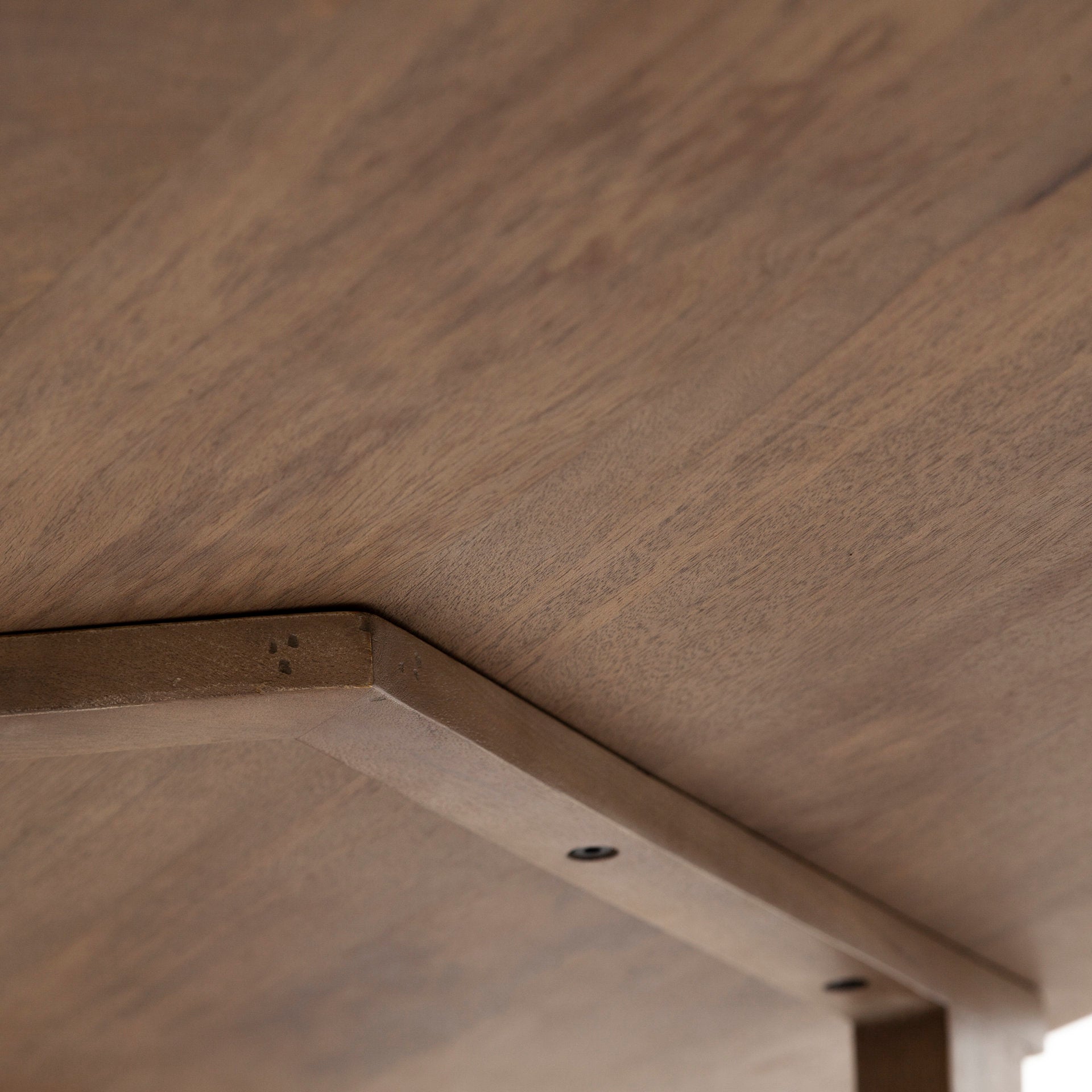 Denver 91.5x38 Rectangular Brown Solid Wood Top & Base Dining Table - Central Designs