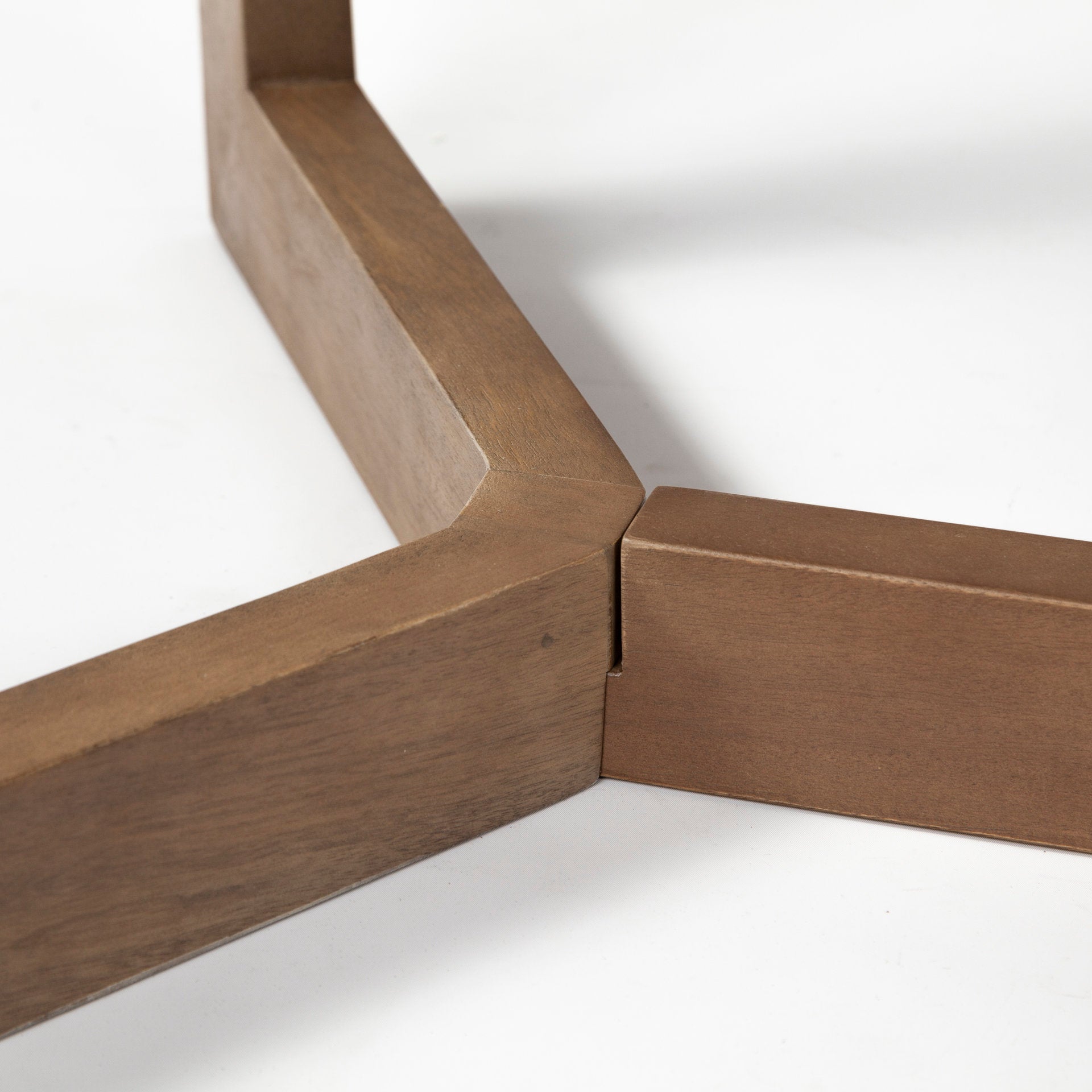 Denver 91.5x38 Rectangular Brown Solid Wood Top & Base Dining Table - Central Designs