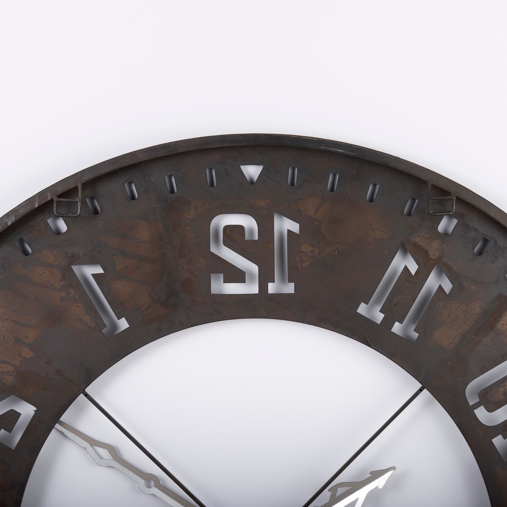 Newcastle 56.5" Giant Oversize Industrial Wall Clock - Central Designs